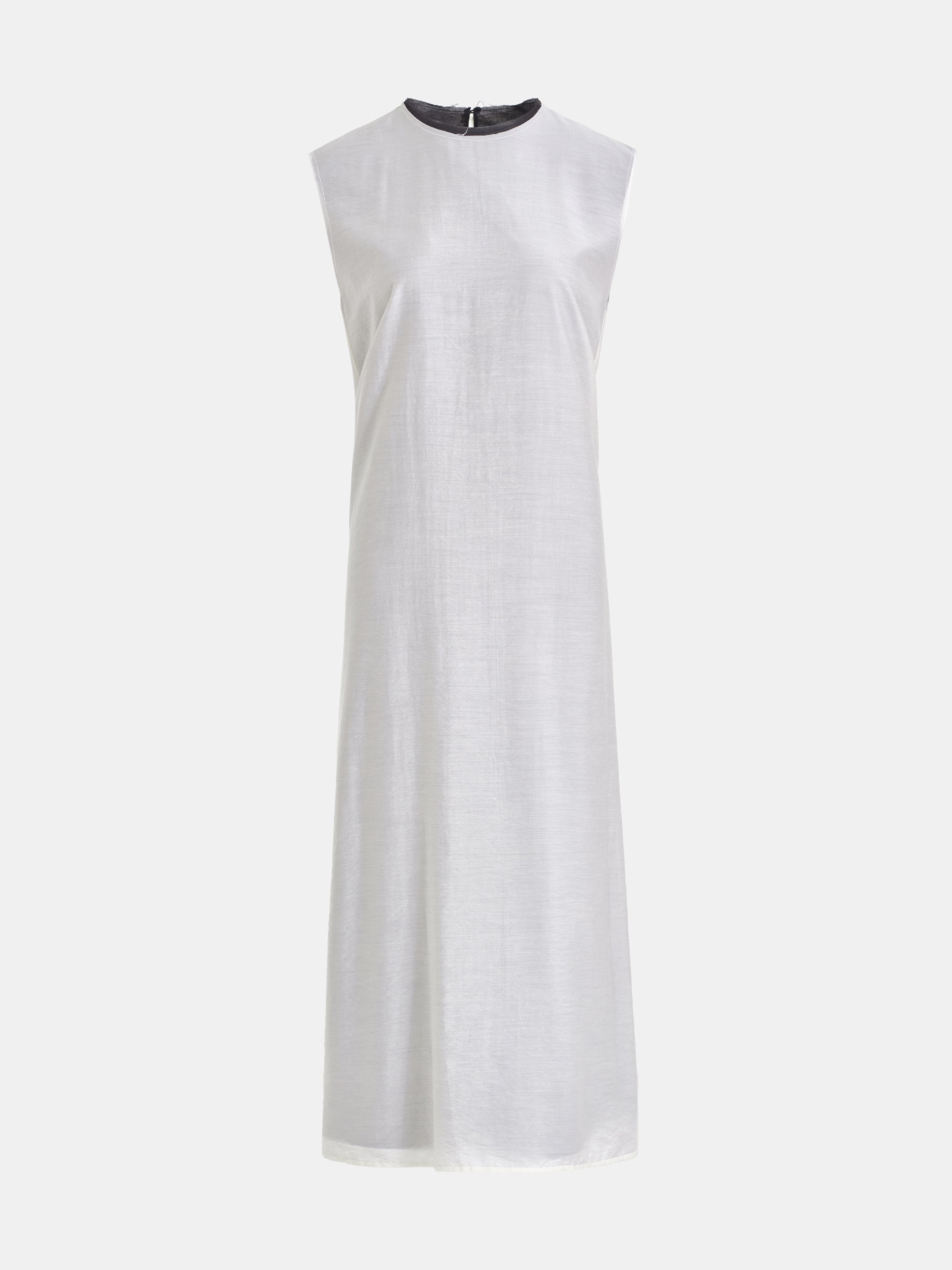 Layered Tunic Dress, Cream