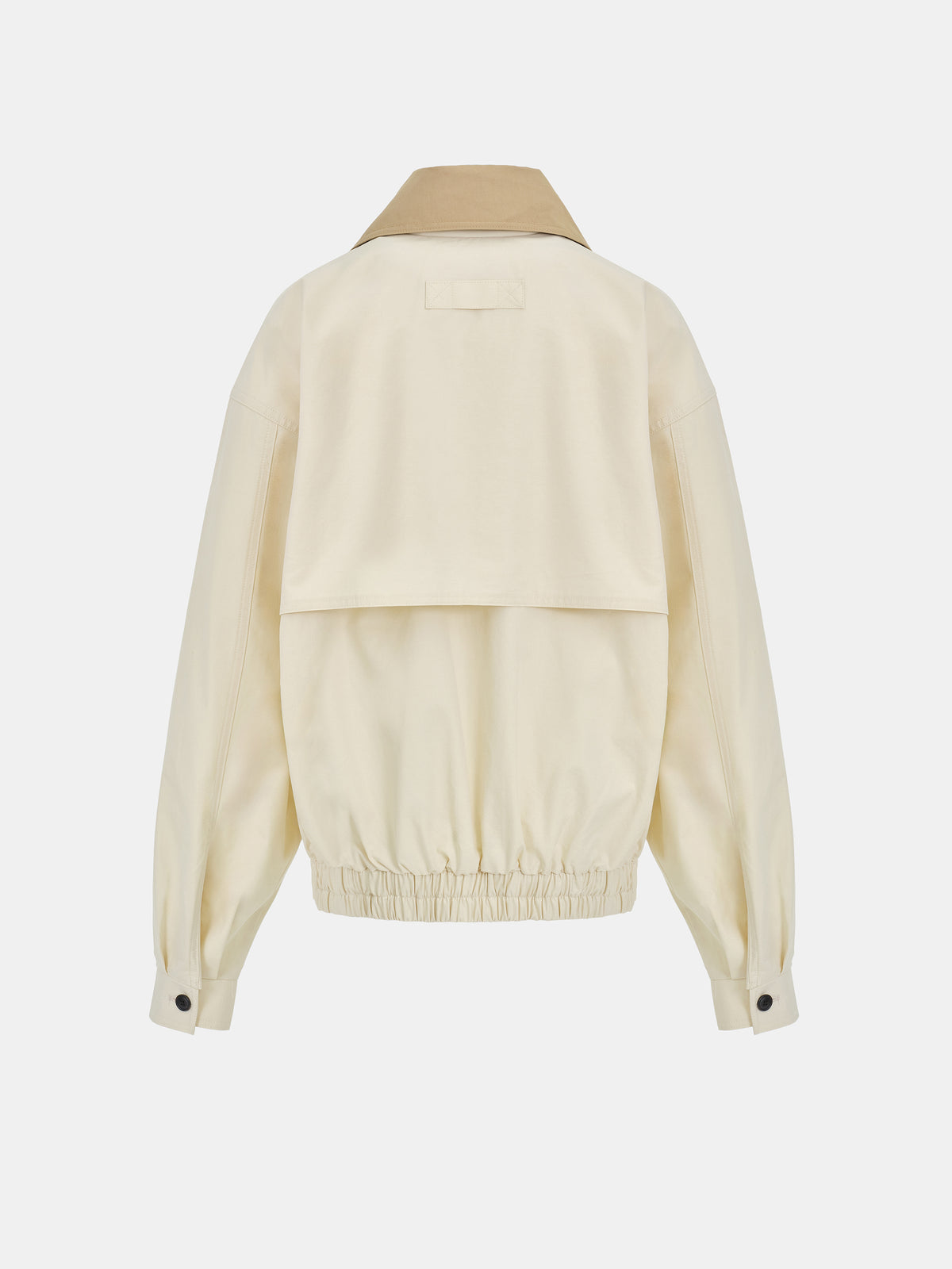 Carnaby Layered Collar Blouson Jacket, Ivory