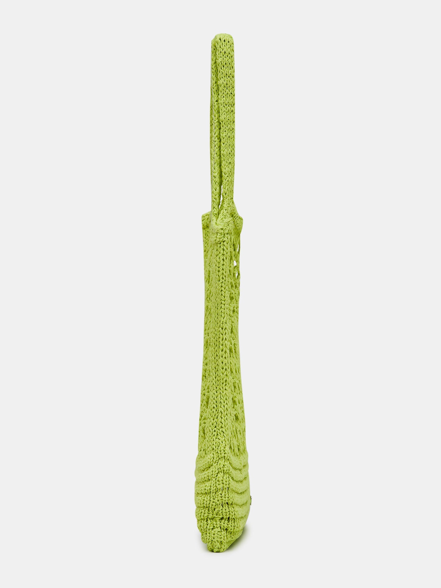 Crochet Tote Bag, Lime
