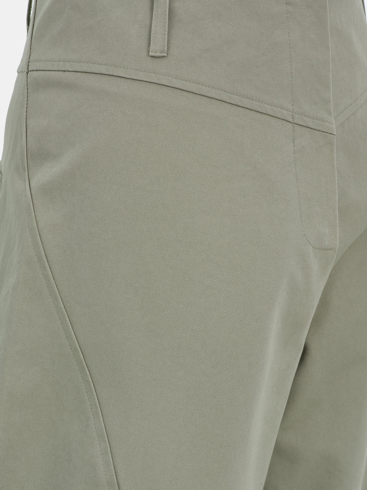 Pony Curved Panel Trousers, Khaki