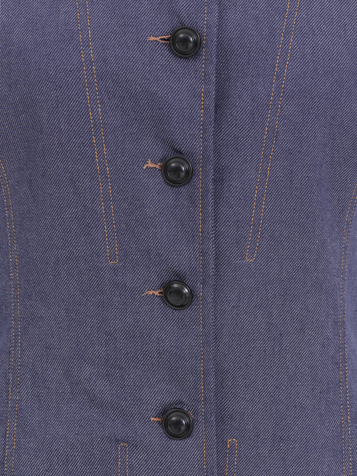 Giacca Buttoned Vest, Deep Blue