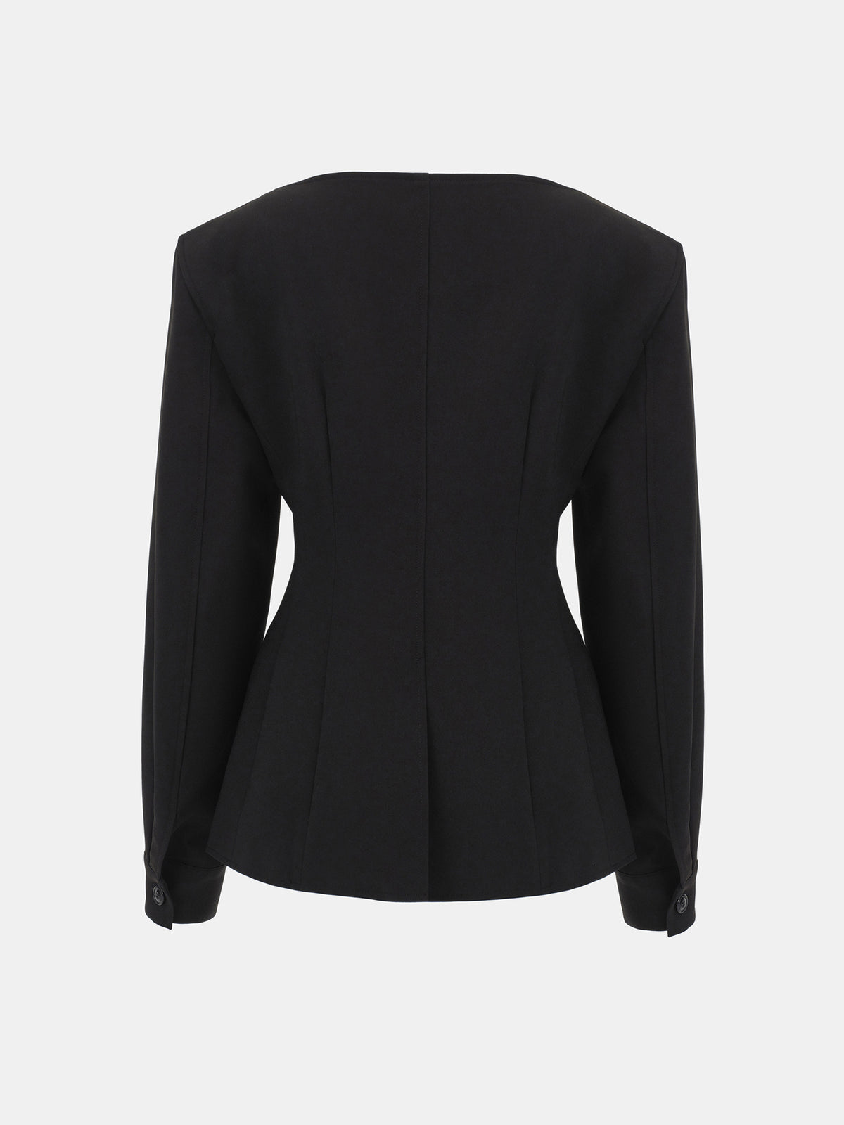 Matteo Cinched Blazer, Black