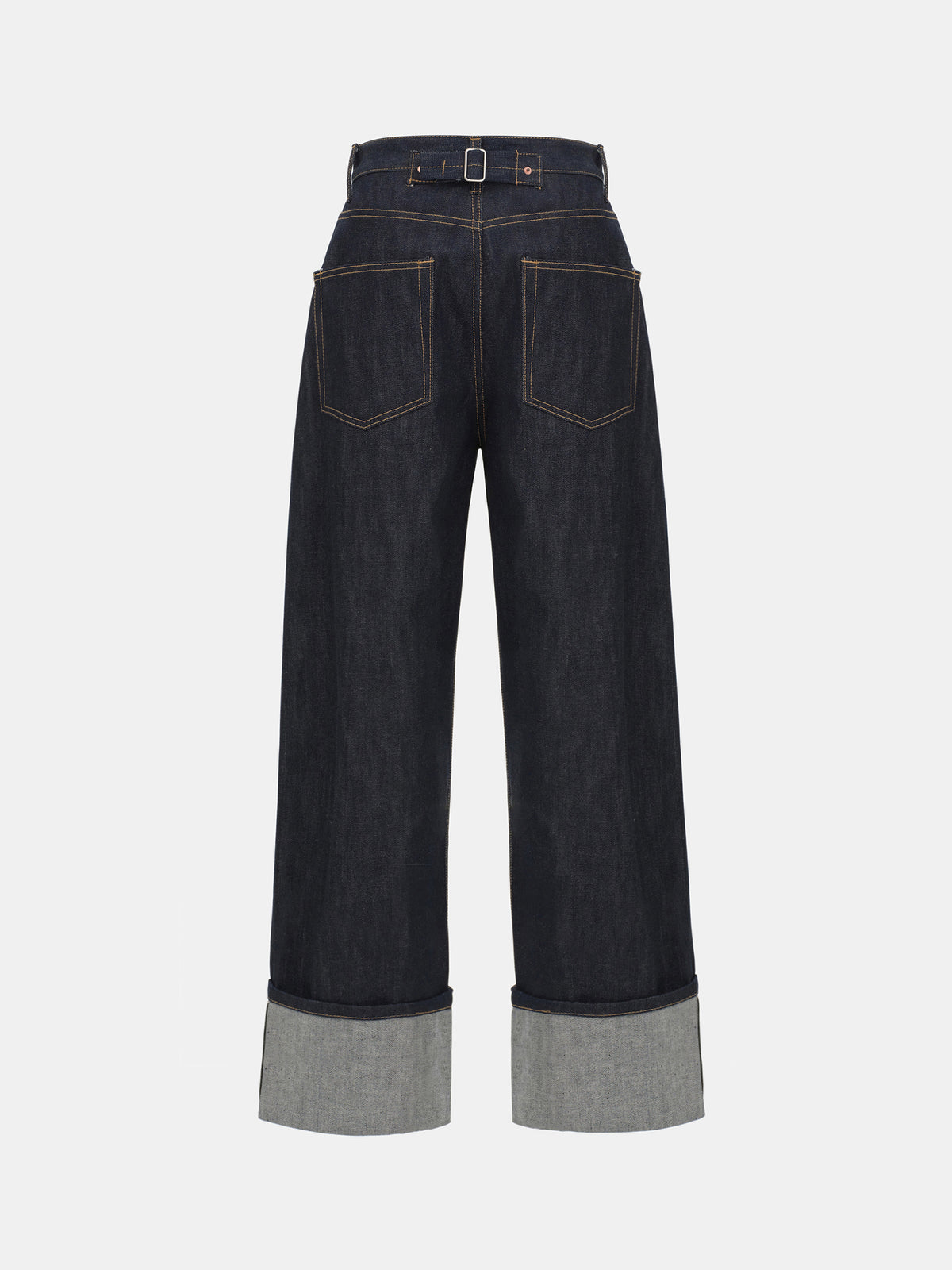 Pireo Oversized Selvedge Jeans, Blue