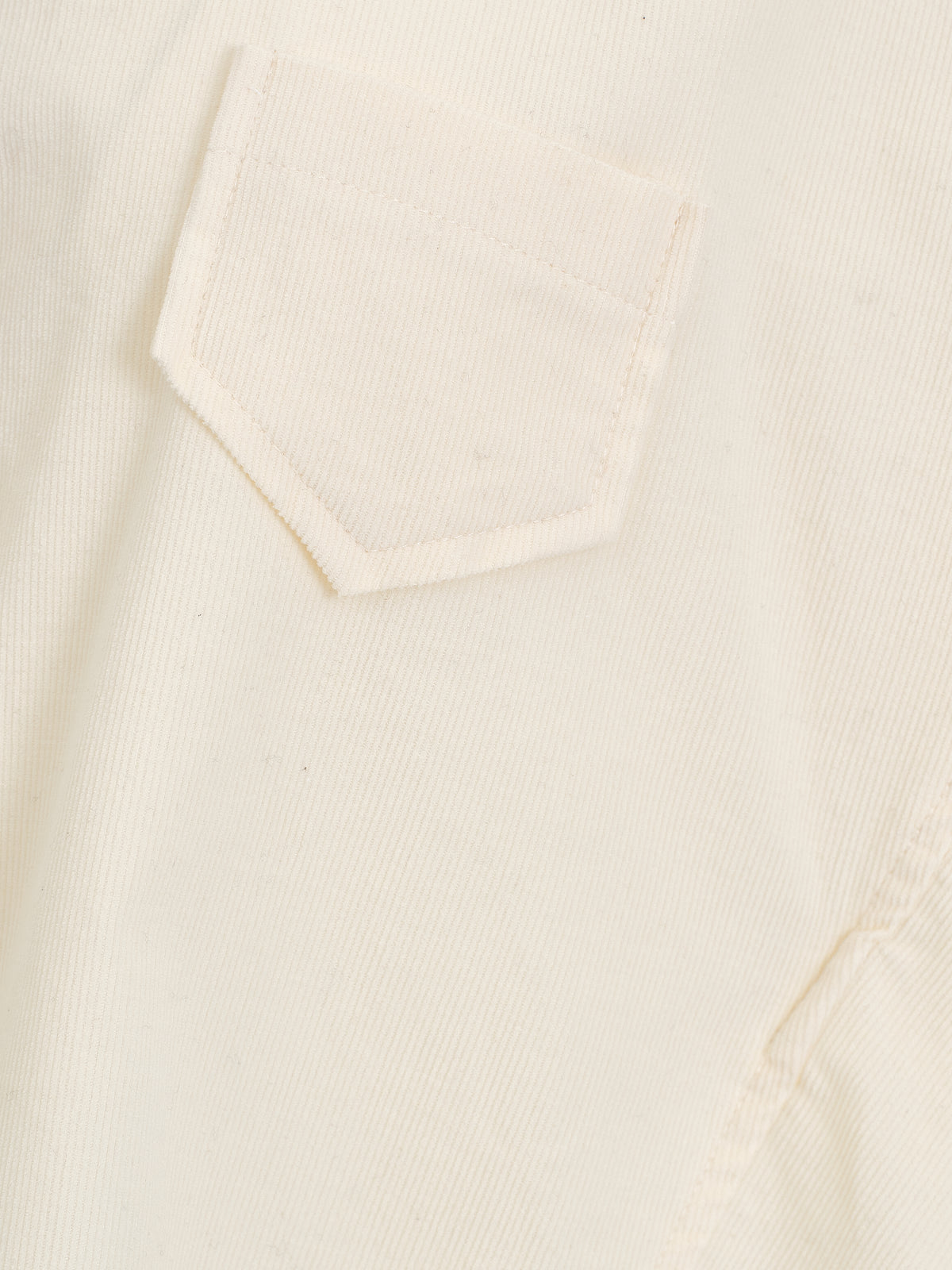 Katie Corduroy Shirt, Ivory