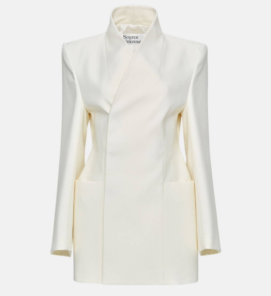 Corrin Wrap Blazer, Cream