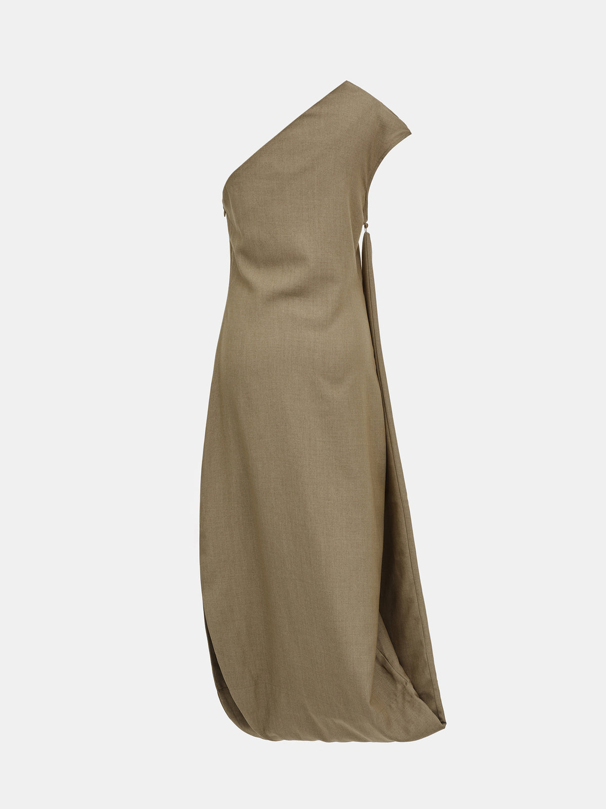 Hasta Asymmetric Dress, Beige