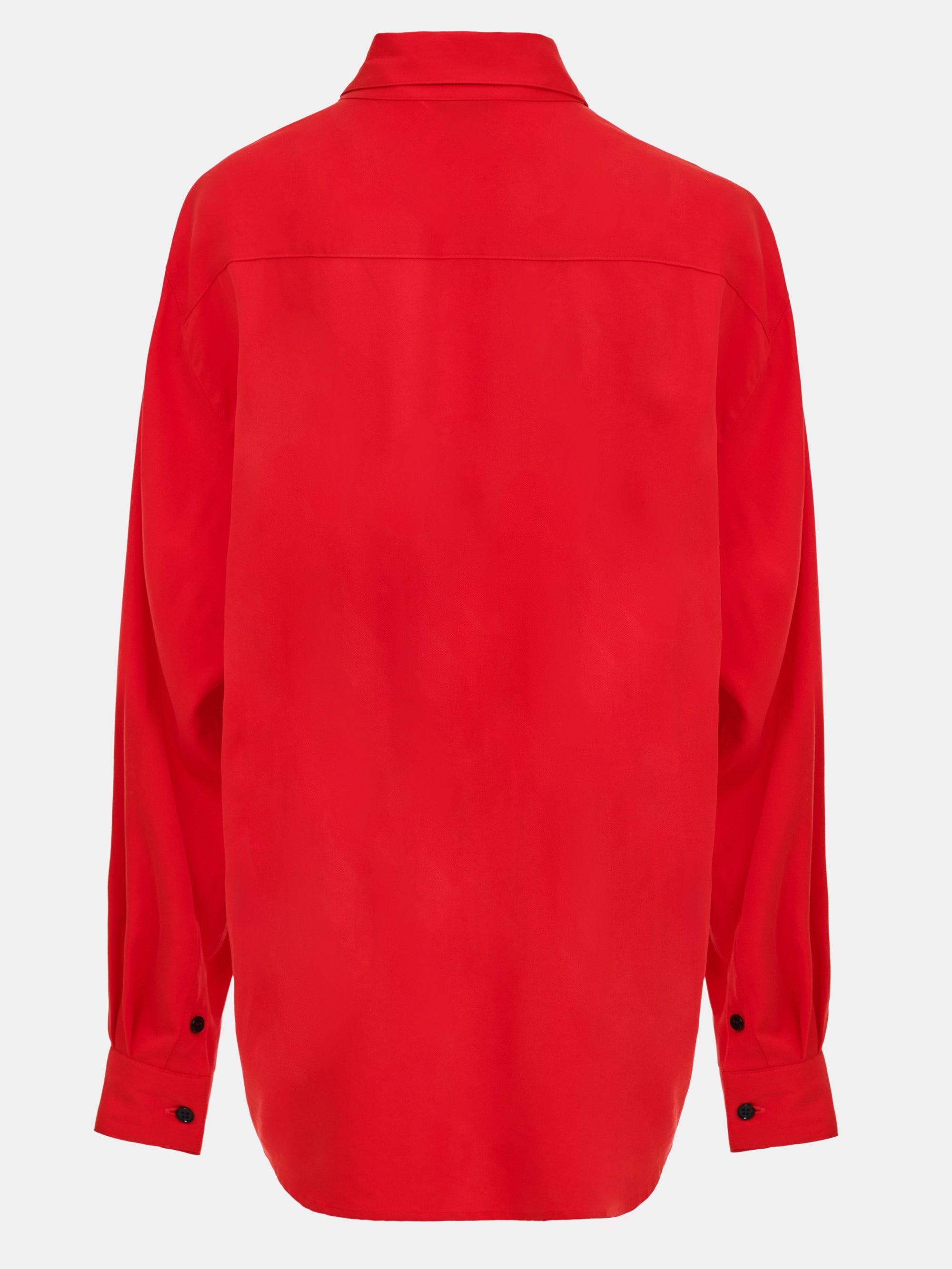 Tencel Button Down Shirt, Red