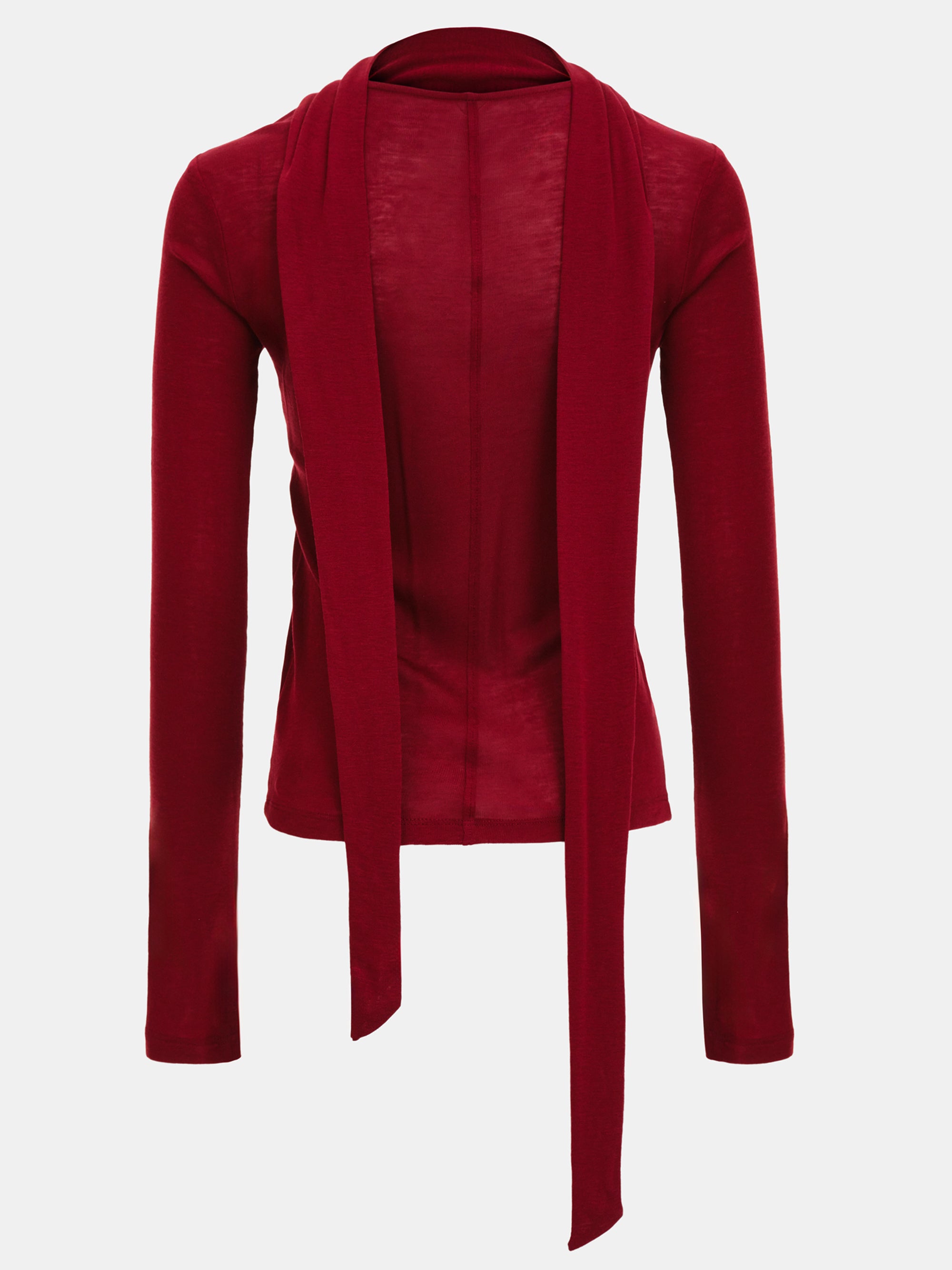 Tencel-Blend Tie Tee, Wine