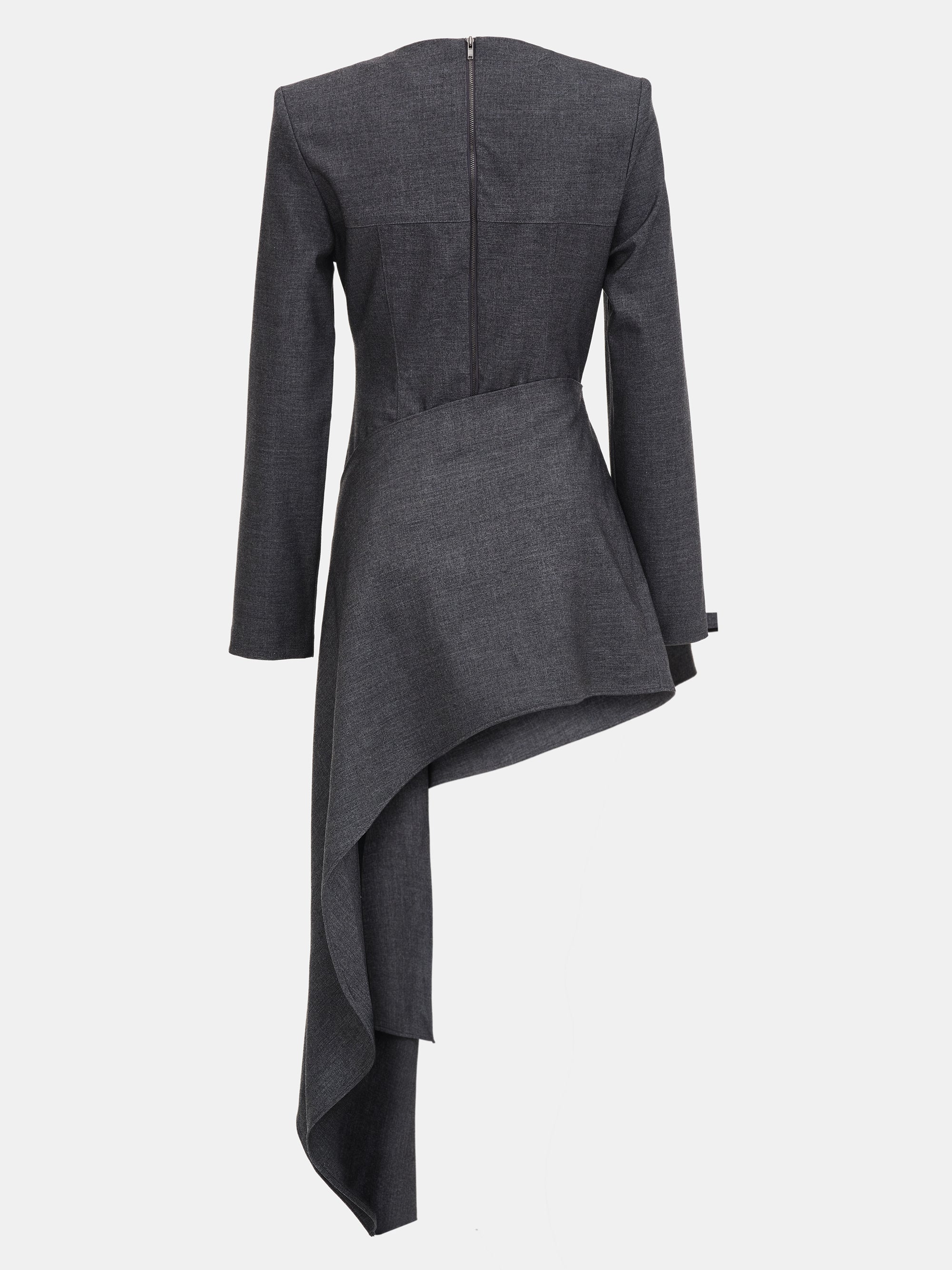 Asymmetric Panel Top, Charcoal