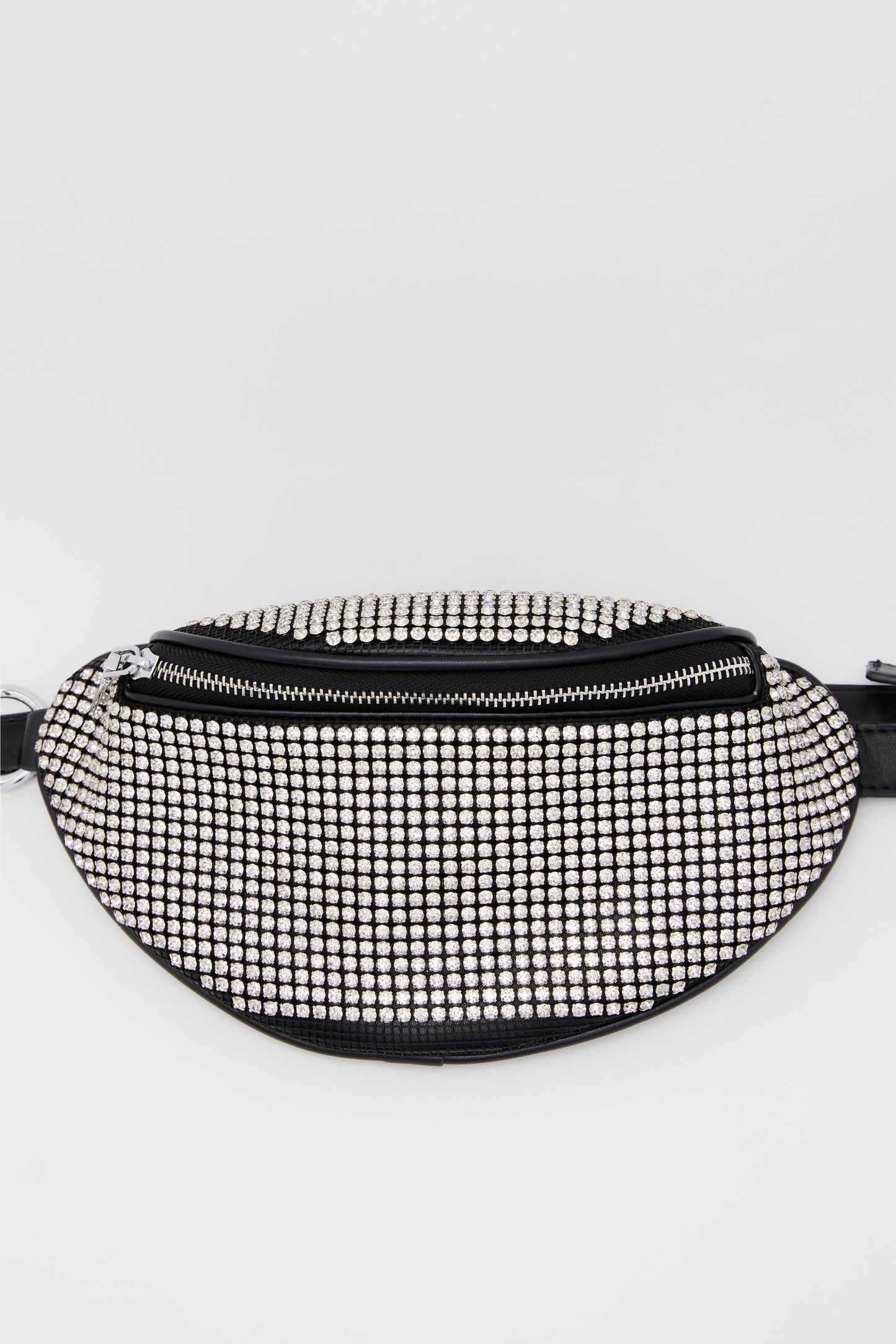 Beaded Belt Bag, Black