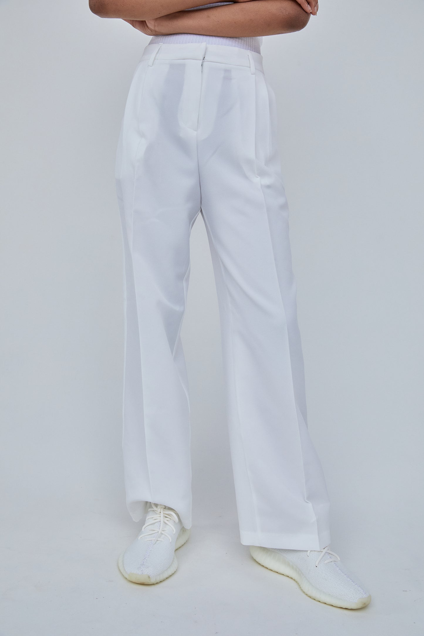 Low Waist Suit Pants, Off White