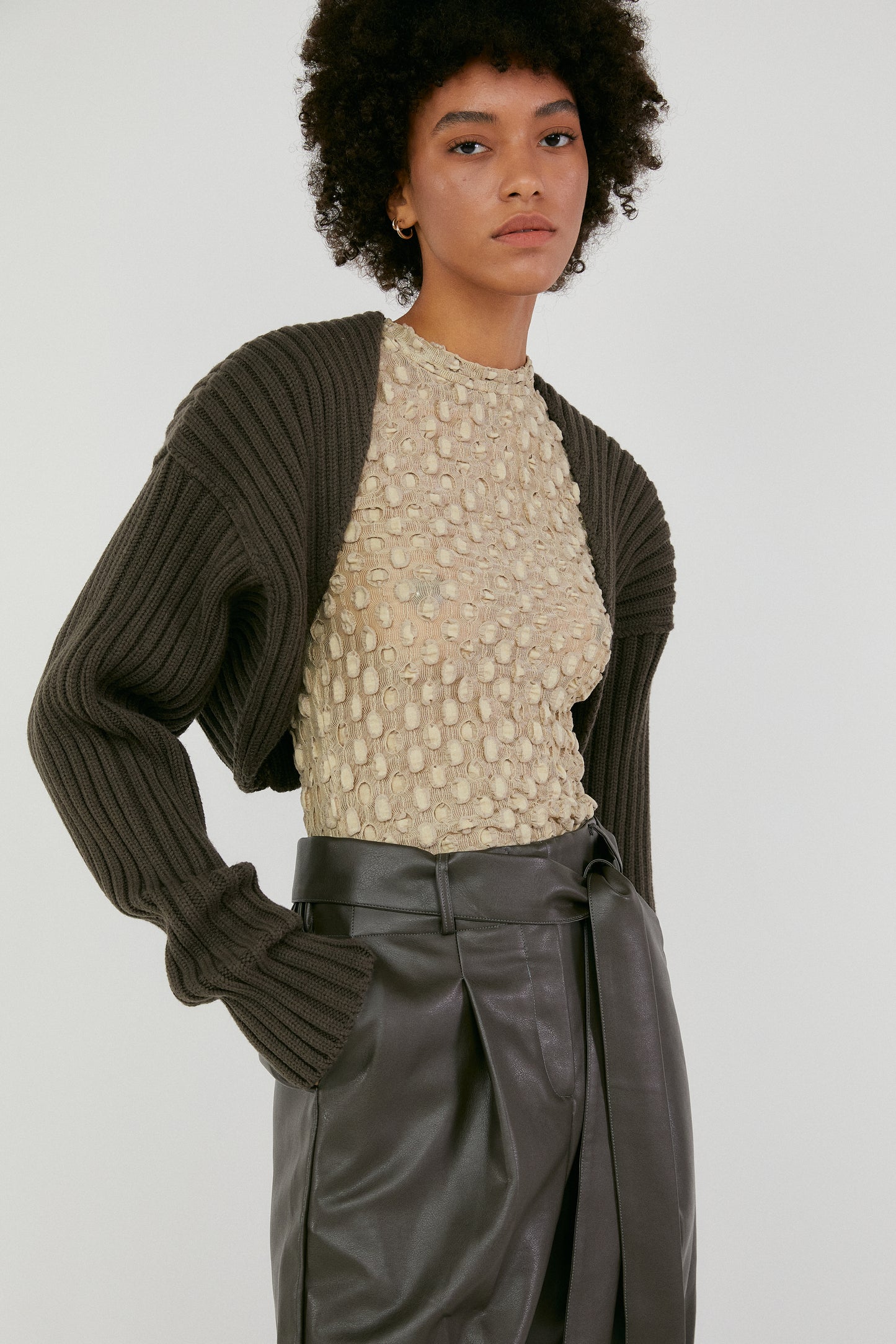 Sweater Sleeve, Dark Khaki