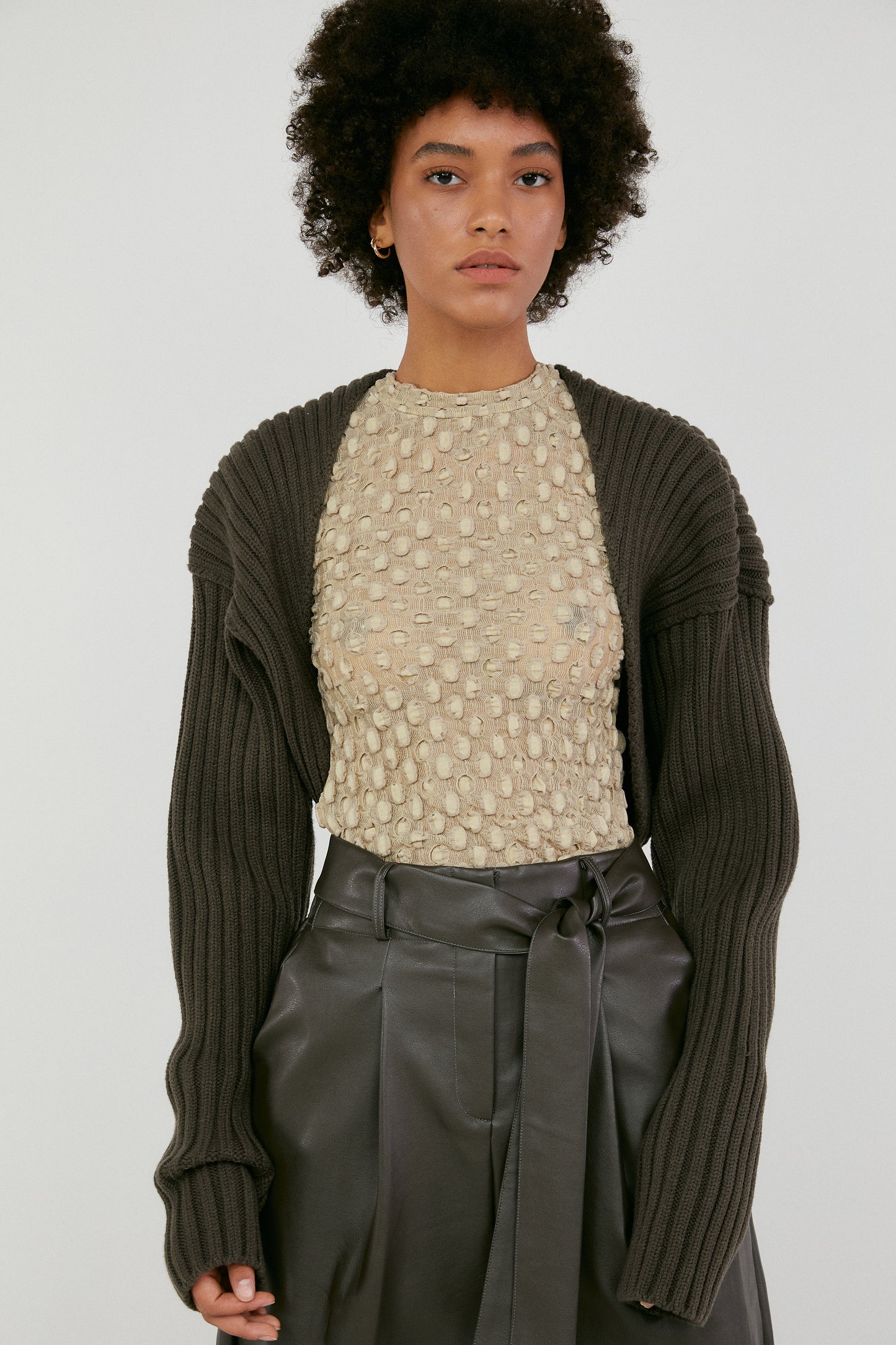 Sweater Sleeve, Dark Khaki