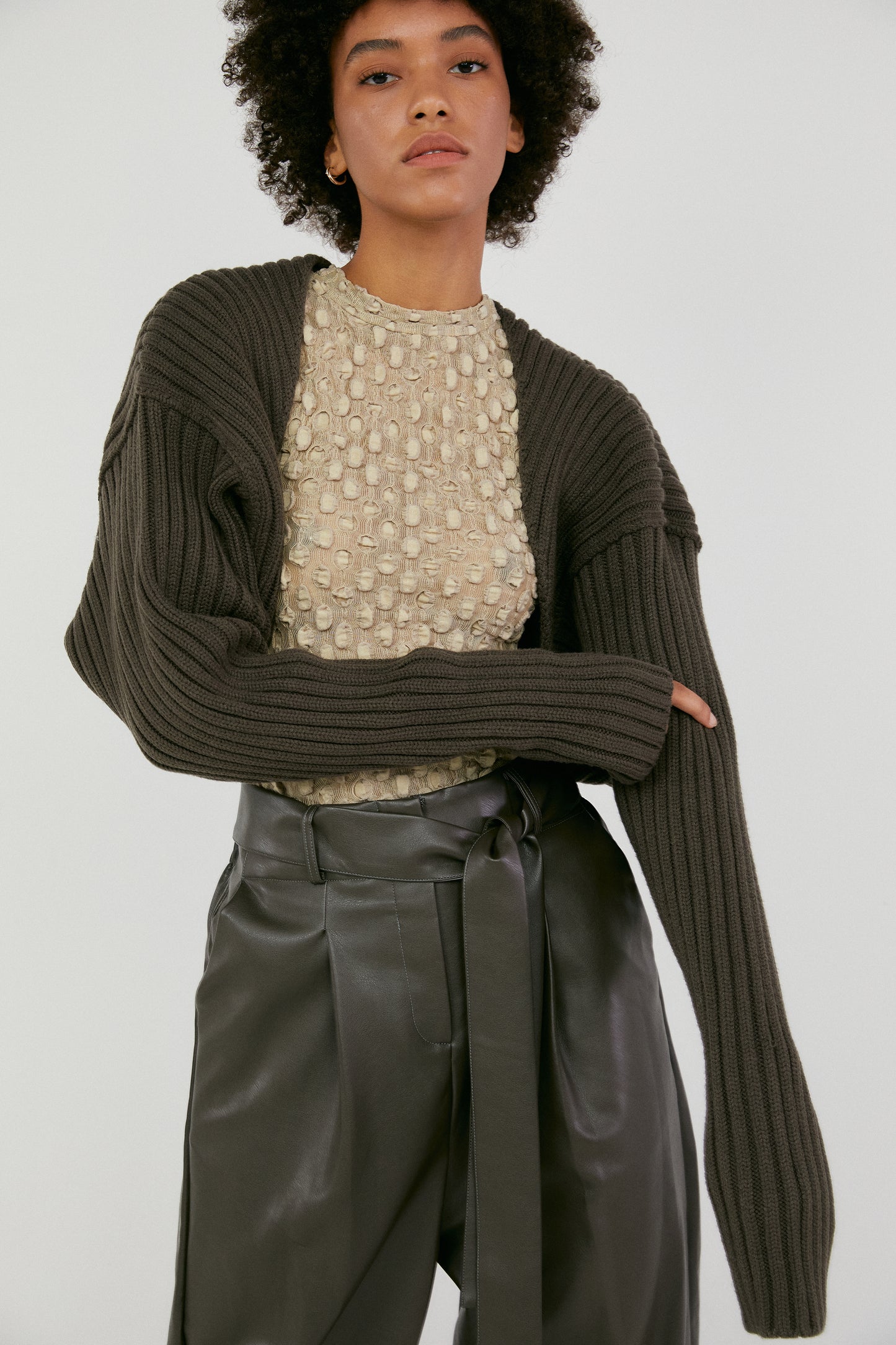 Sweater Sleeve, Dark Khaki