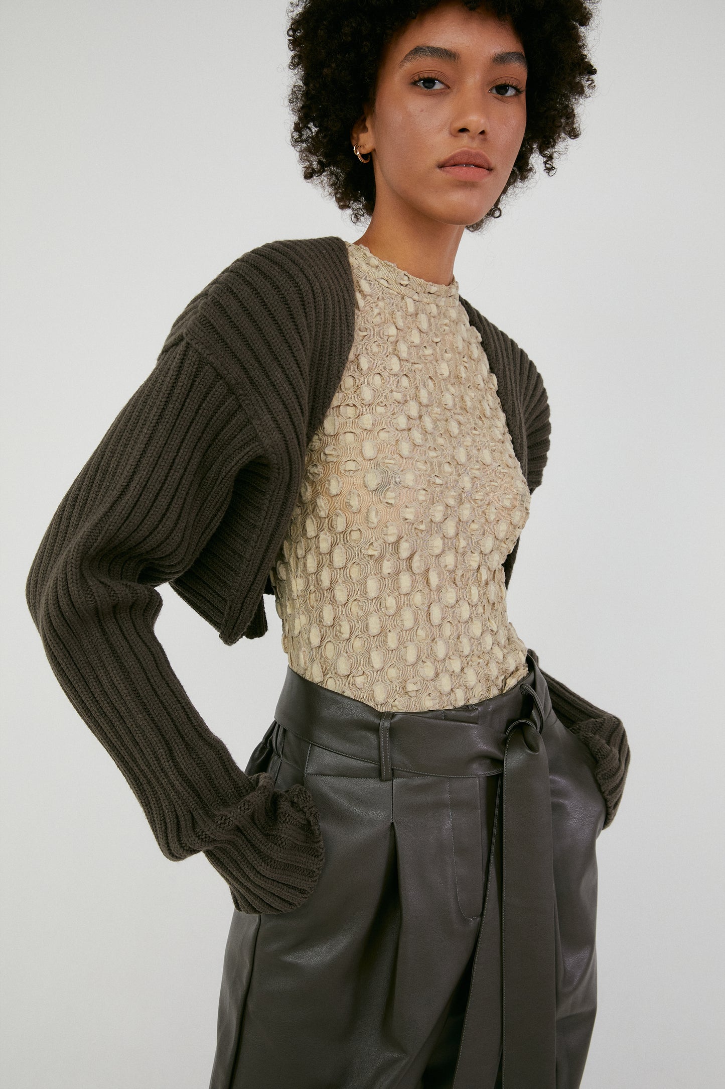 Sweater Sleeve, Dark Khaki