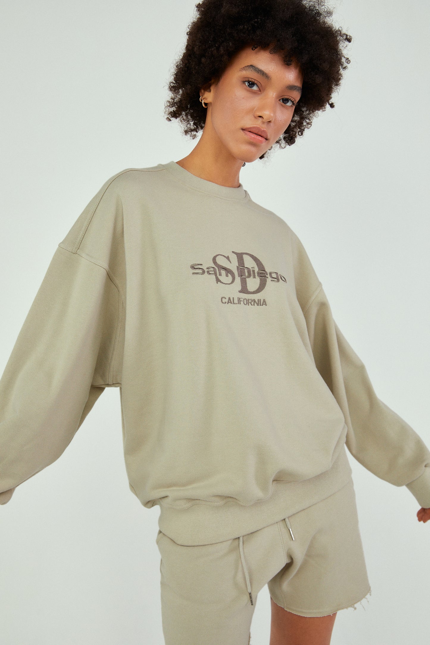 San Diego Sweatshirt, Ecru