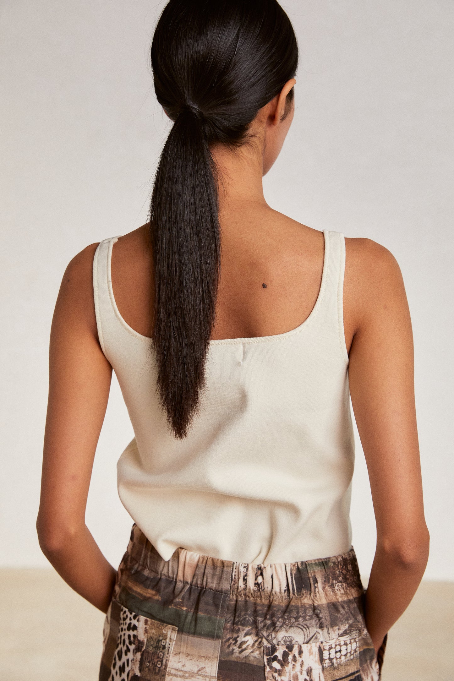2 Piece Cut Out Knit Set, Ivory