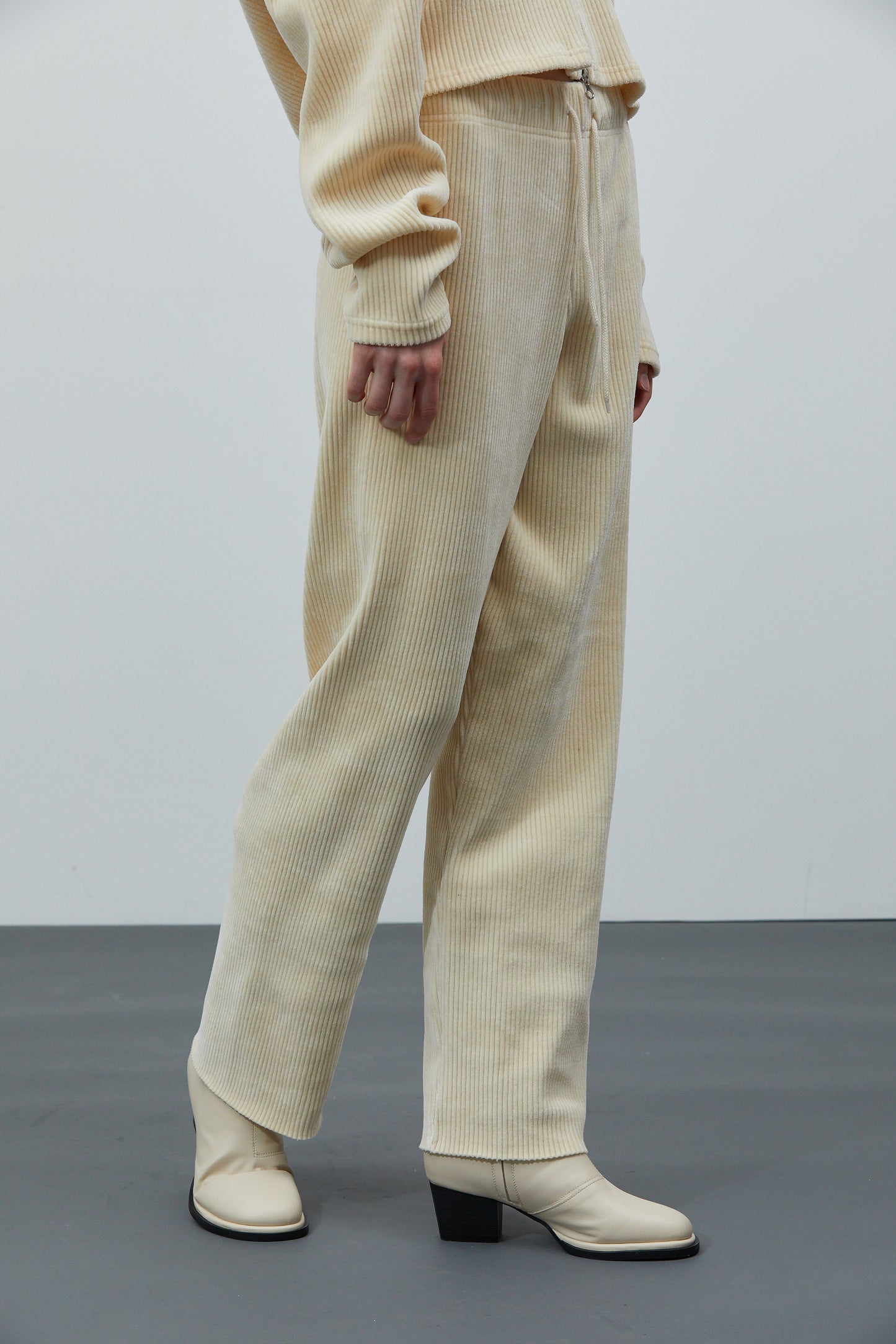 Corduroy Sweatpants, Ivory