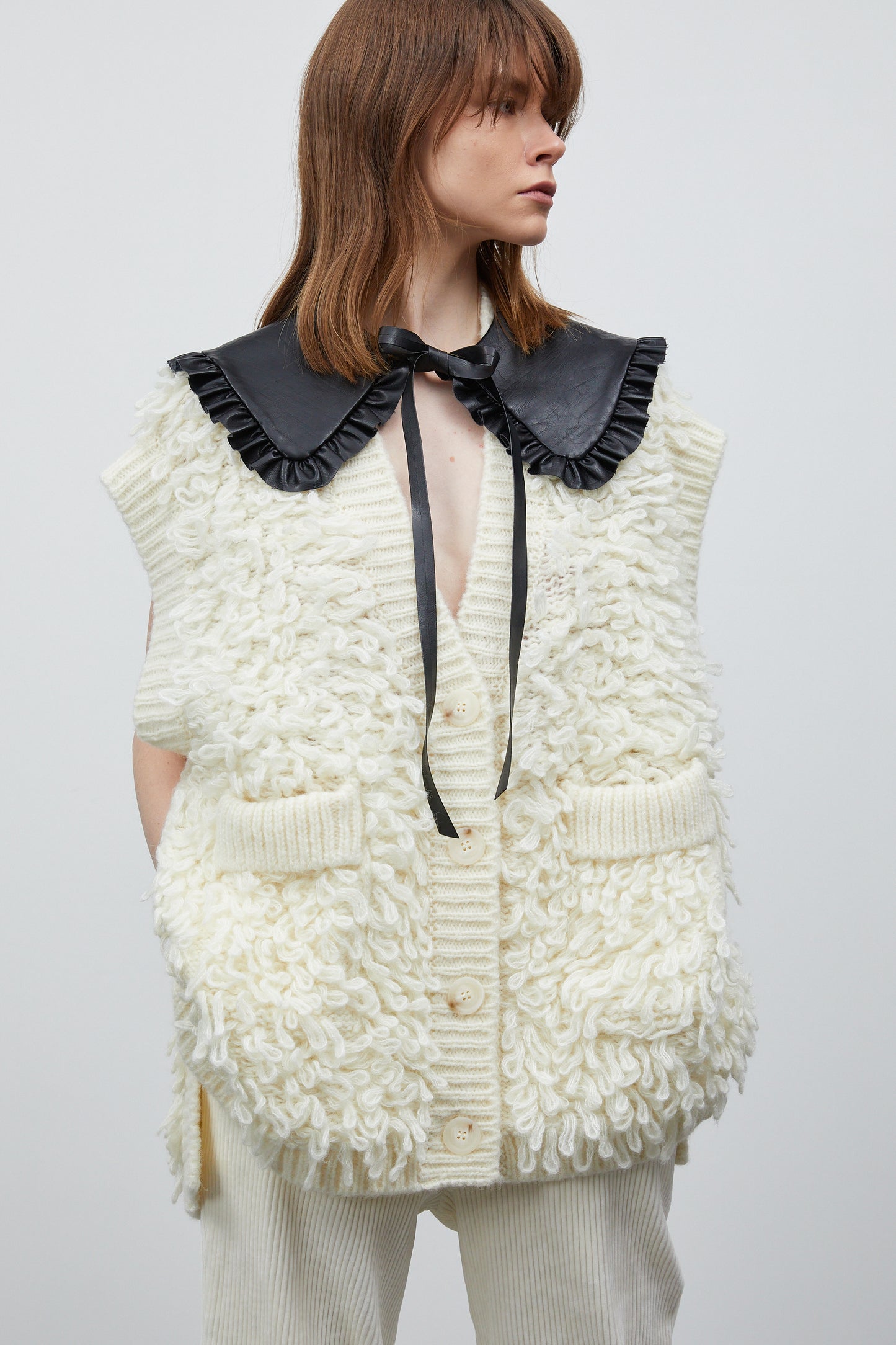Leather Collar, Black