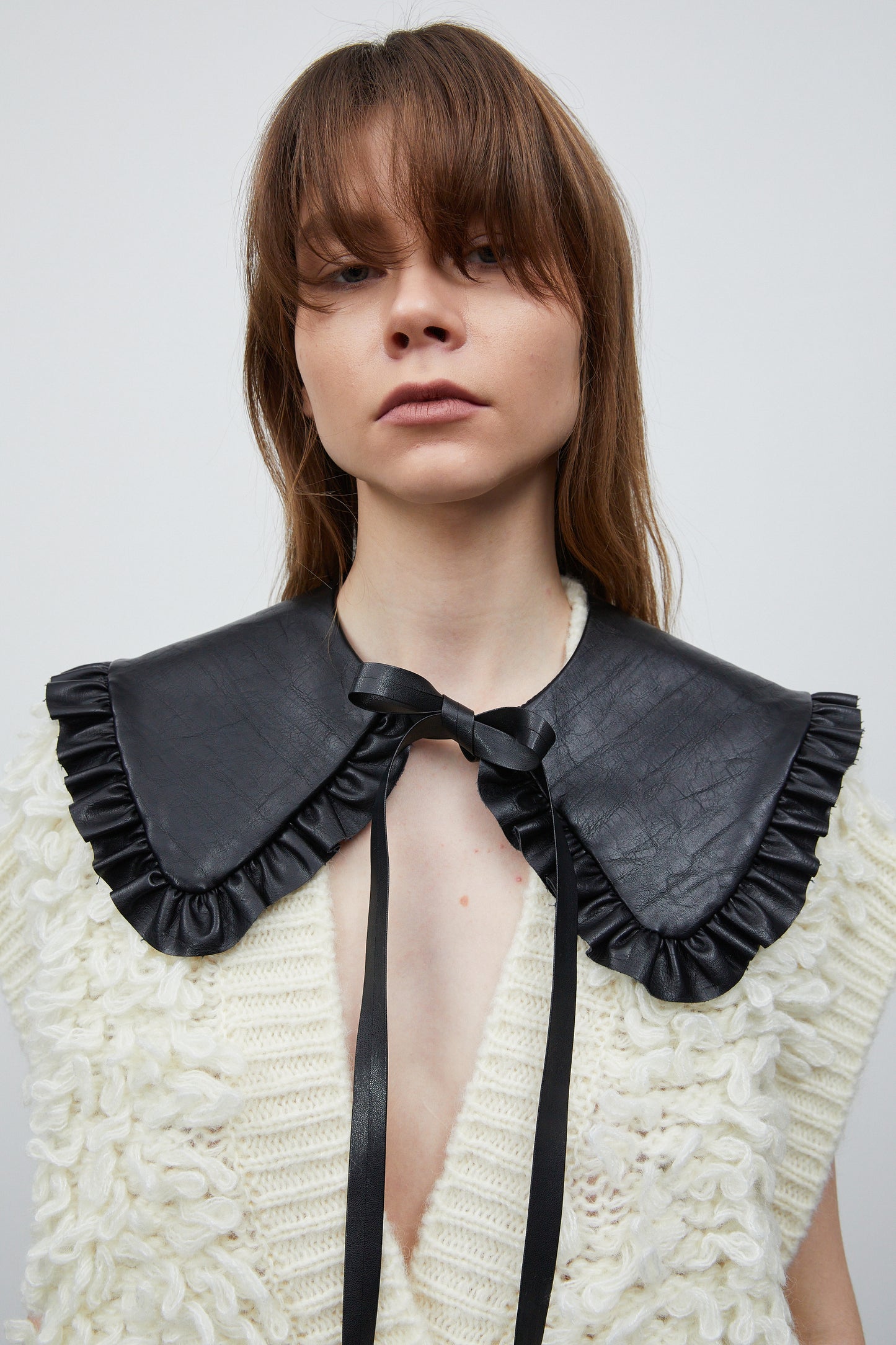 Leather Collar, Black