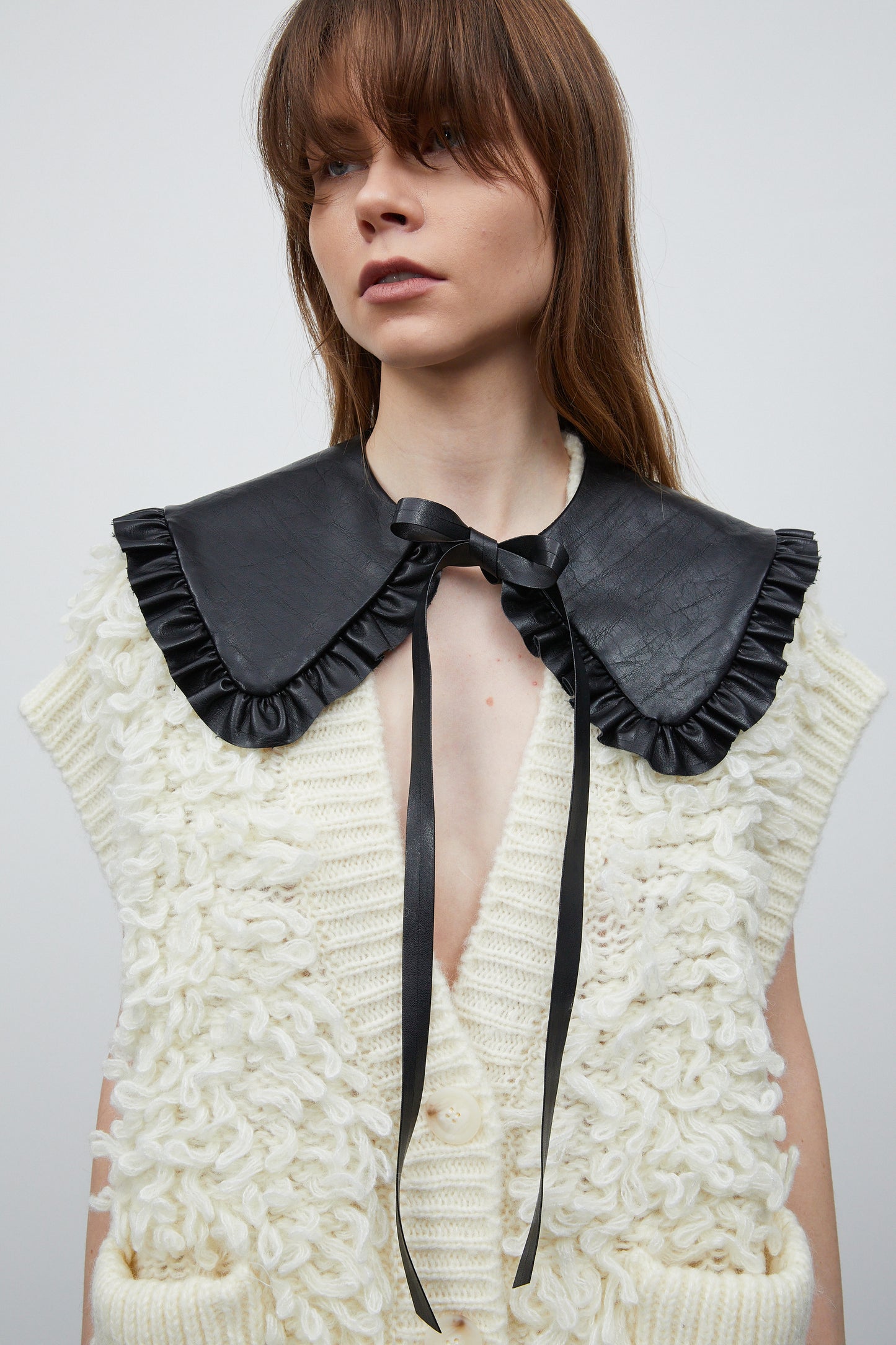 Leather Collar, Black