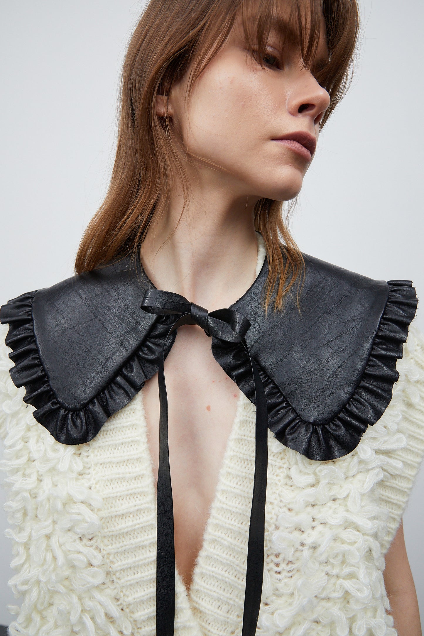 Leather Collar, Black