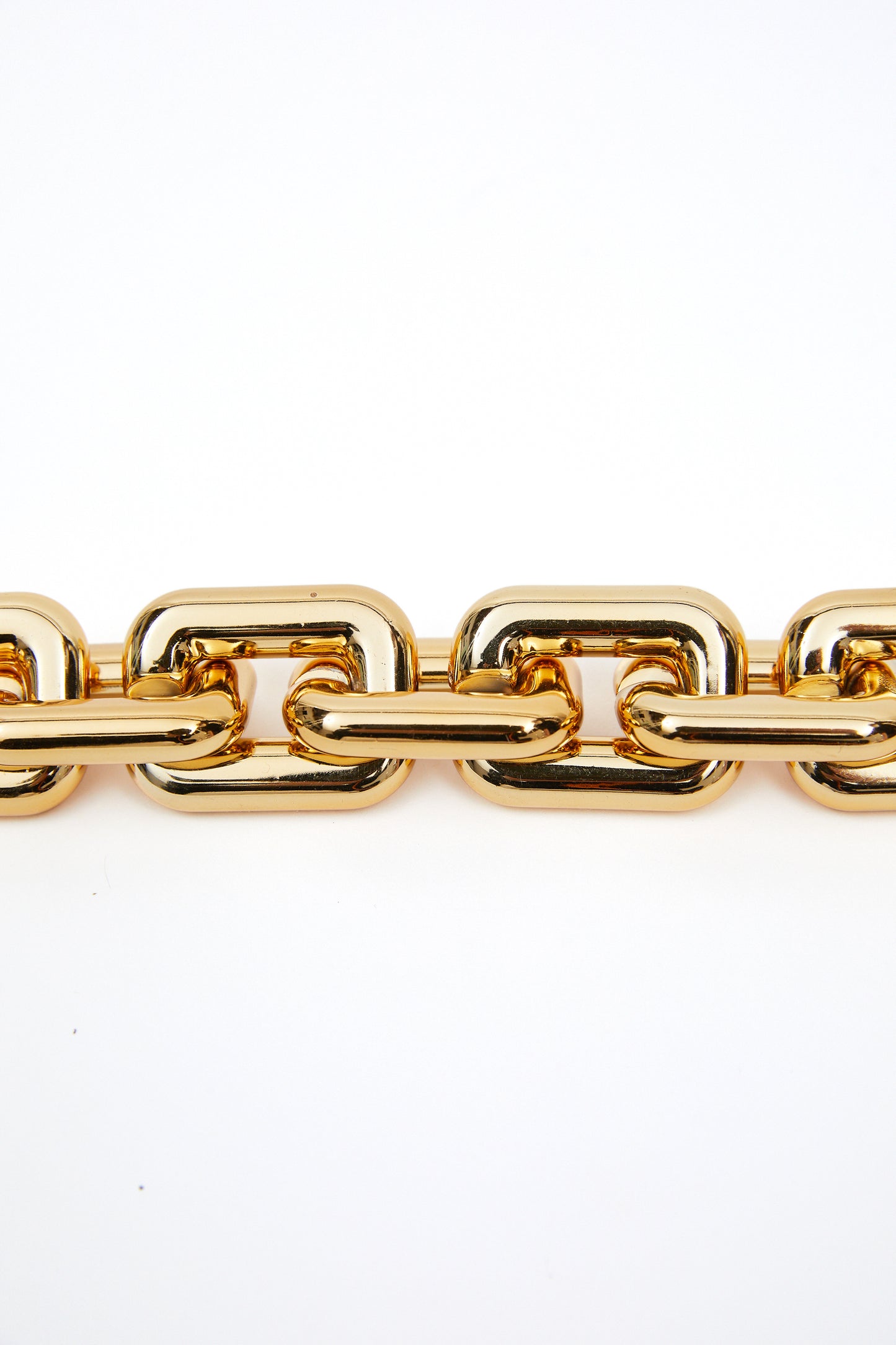 Oversized Link Chain Necklace, Gold
