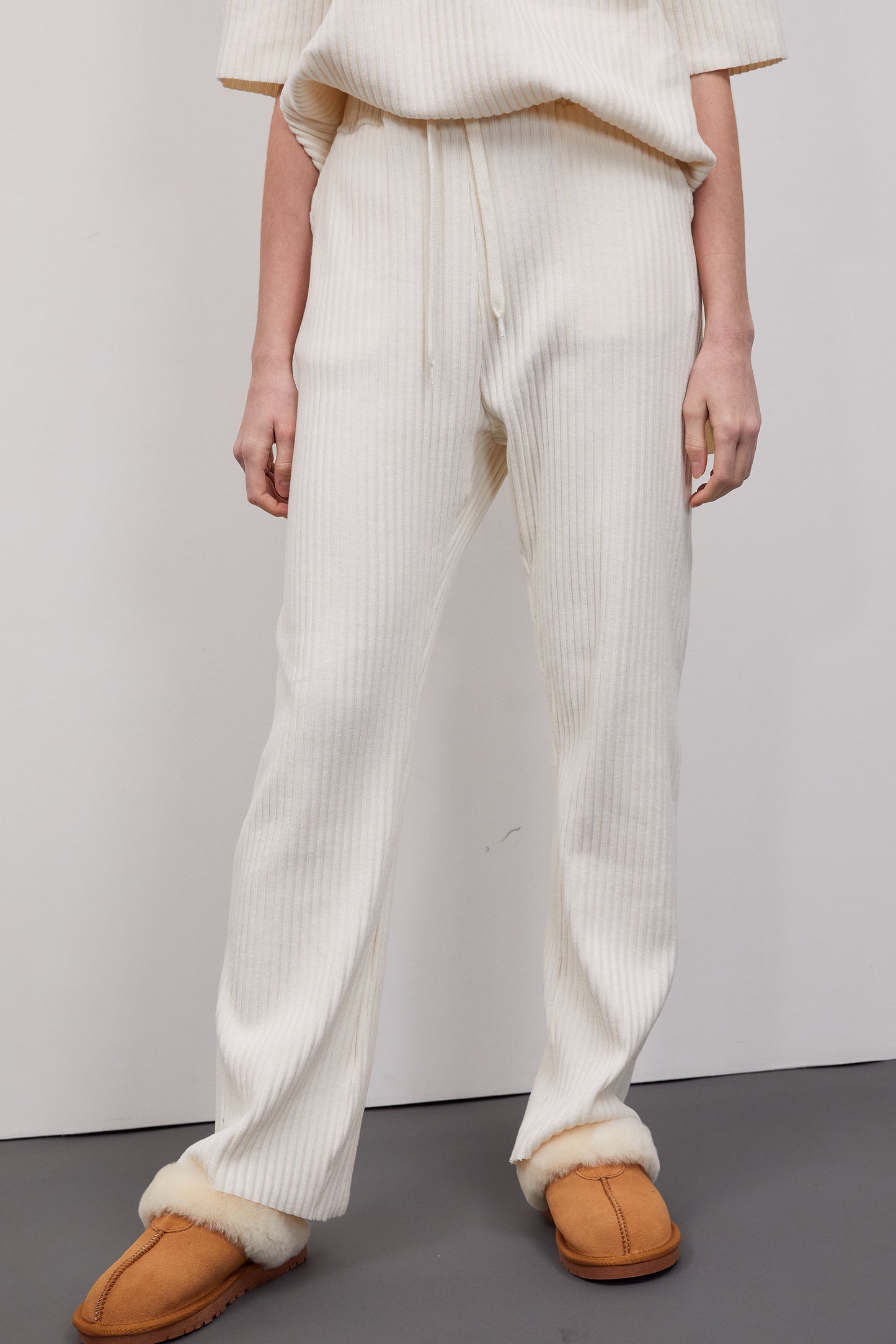 Corduroy Lounge Pants, Ivory