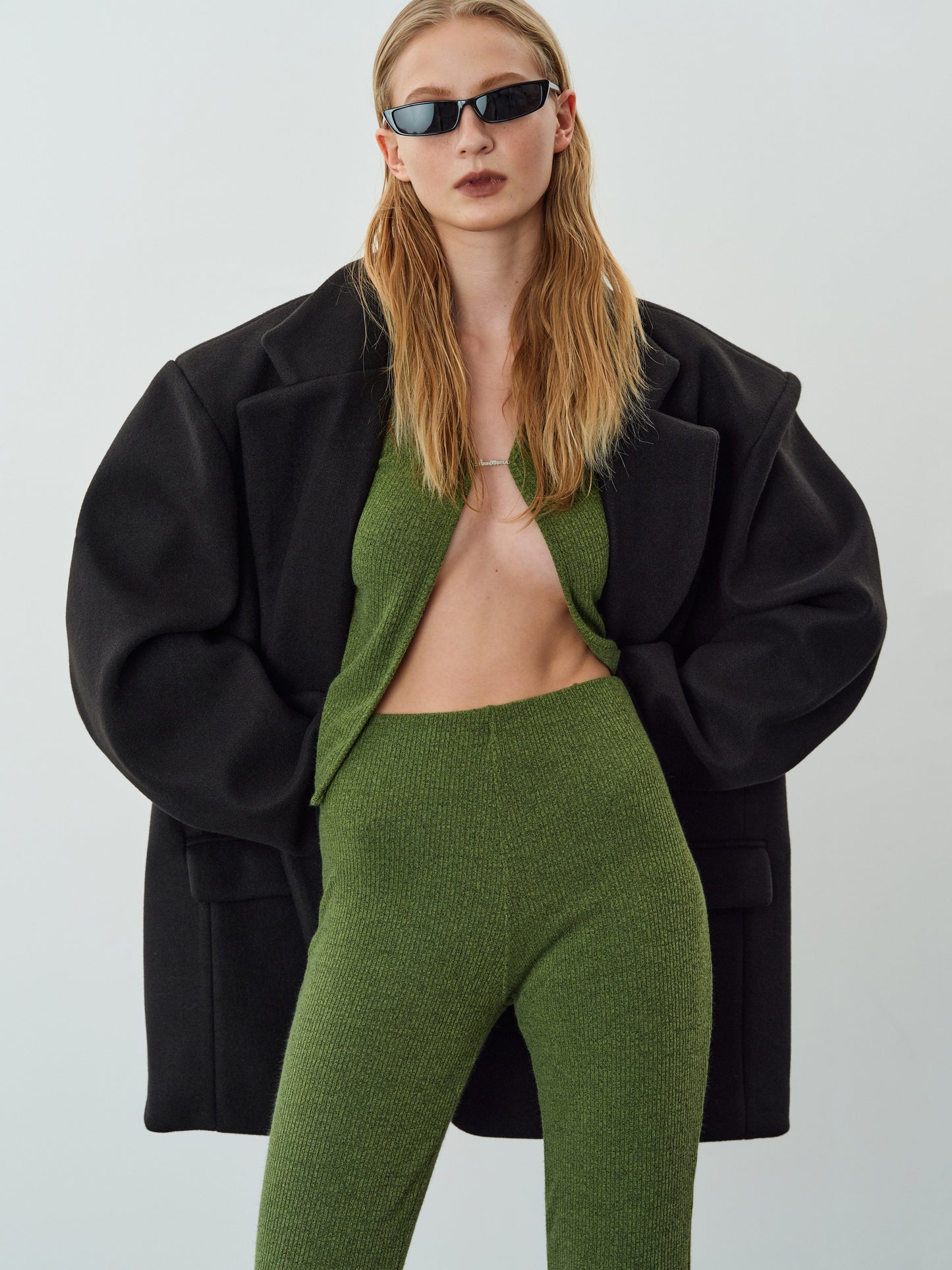 Oversized Boyfriend Blazer, Black
