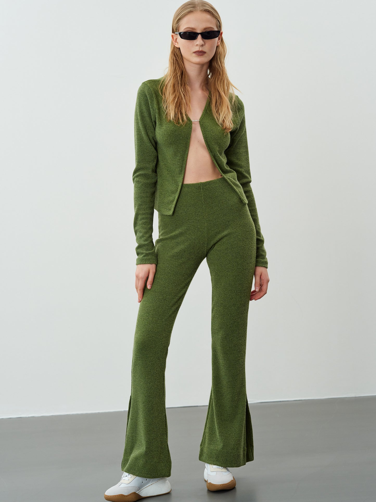Seamless Lounge Knit Pants, Basil