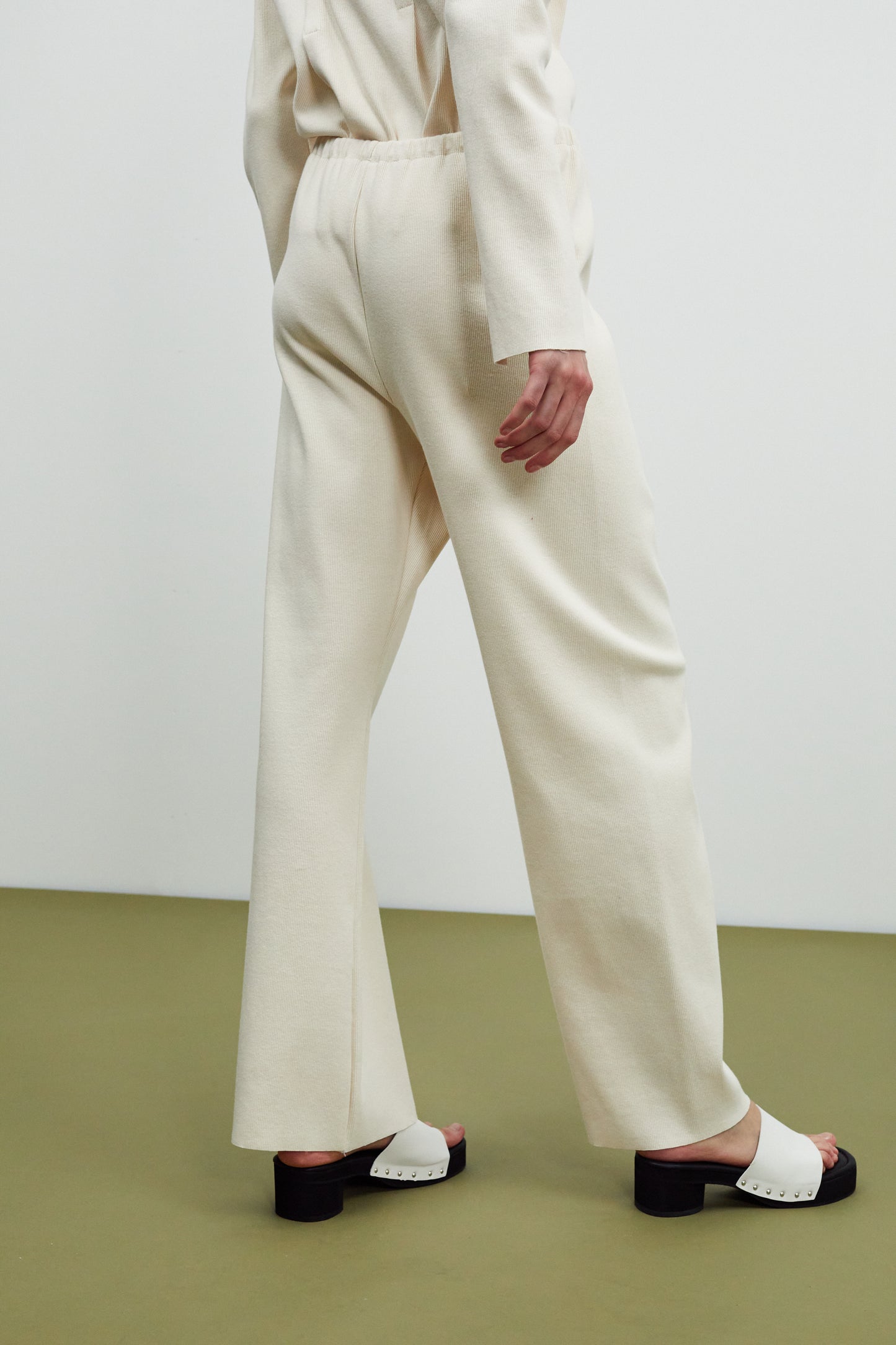 Cotton Lounge Pants, Vanilla