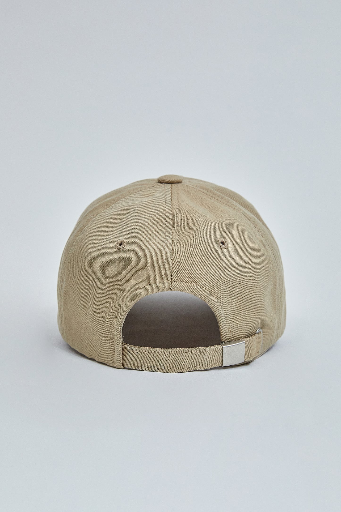 Alphabet Embroidered Ballcap, Beige