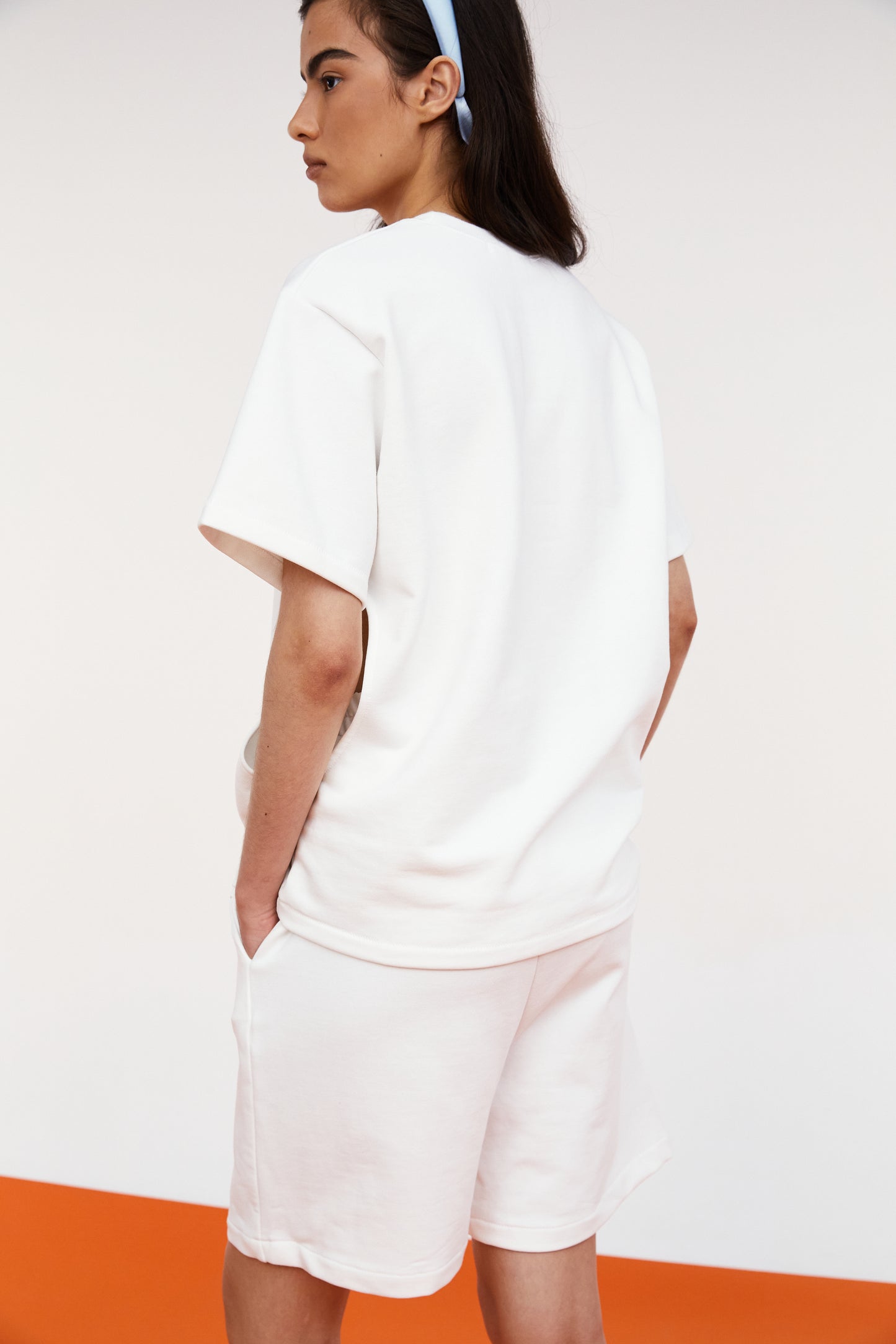 1997 Cutout Waist Boxy T-shirt, White