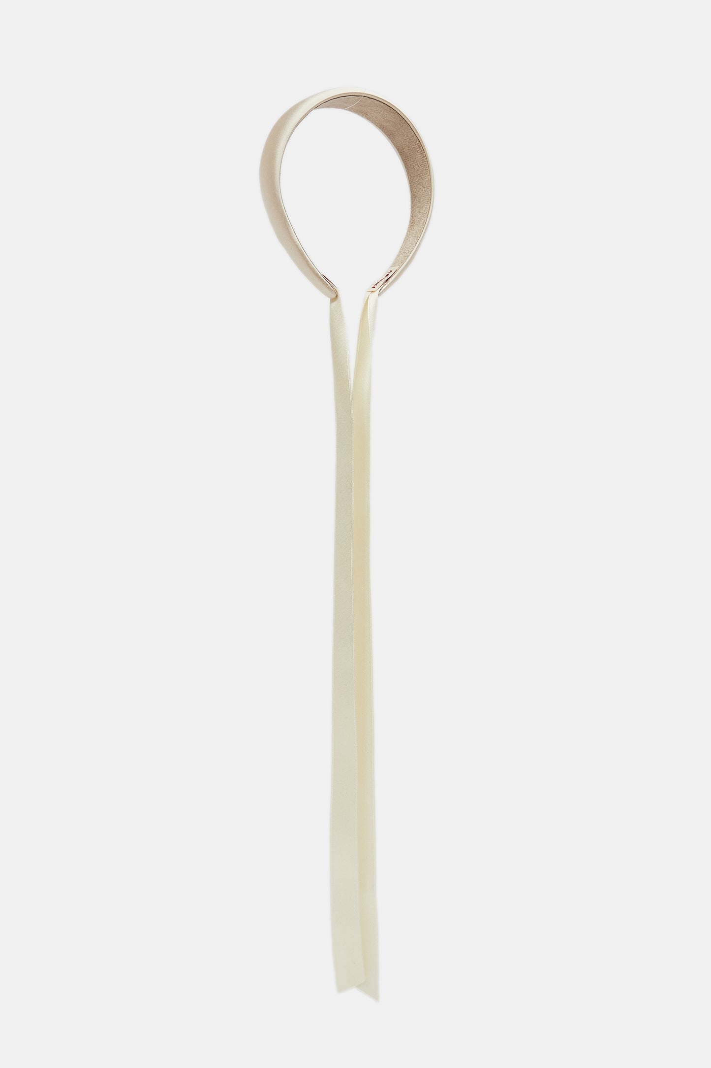 Soft Nylon Tie Back Headband, Ceramic White