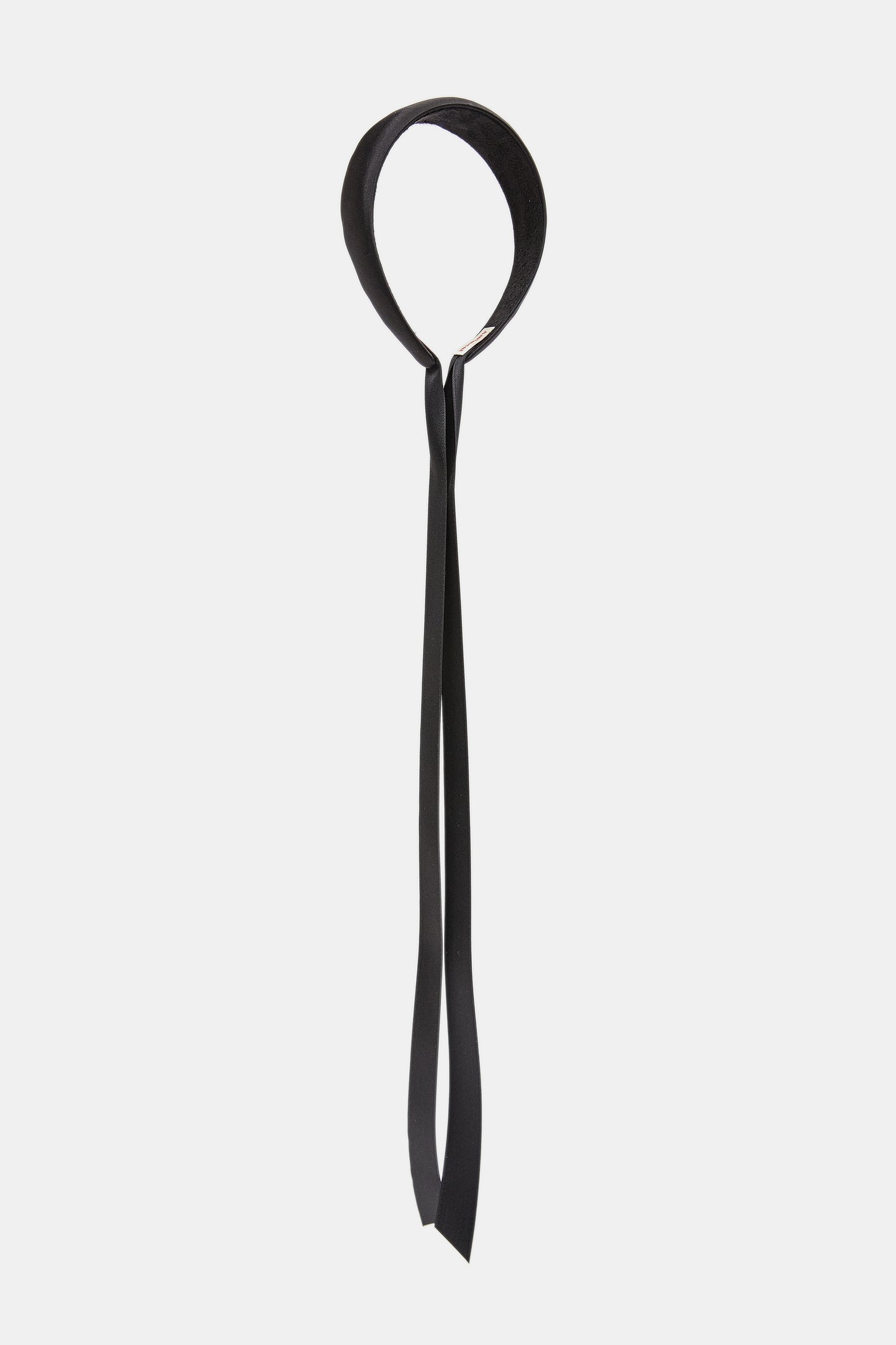 Soft Nylon Tie Back Headband, Black