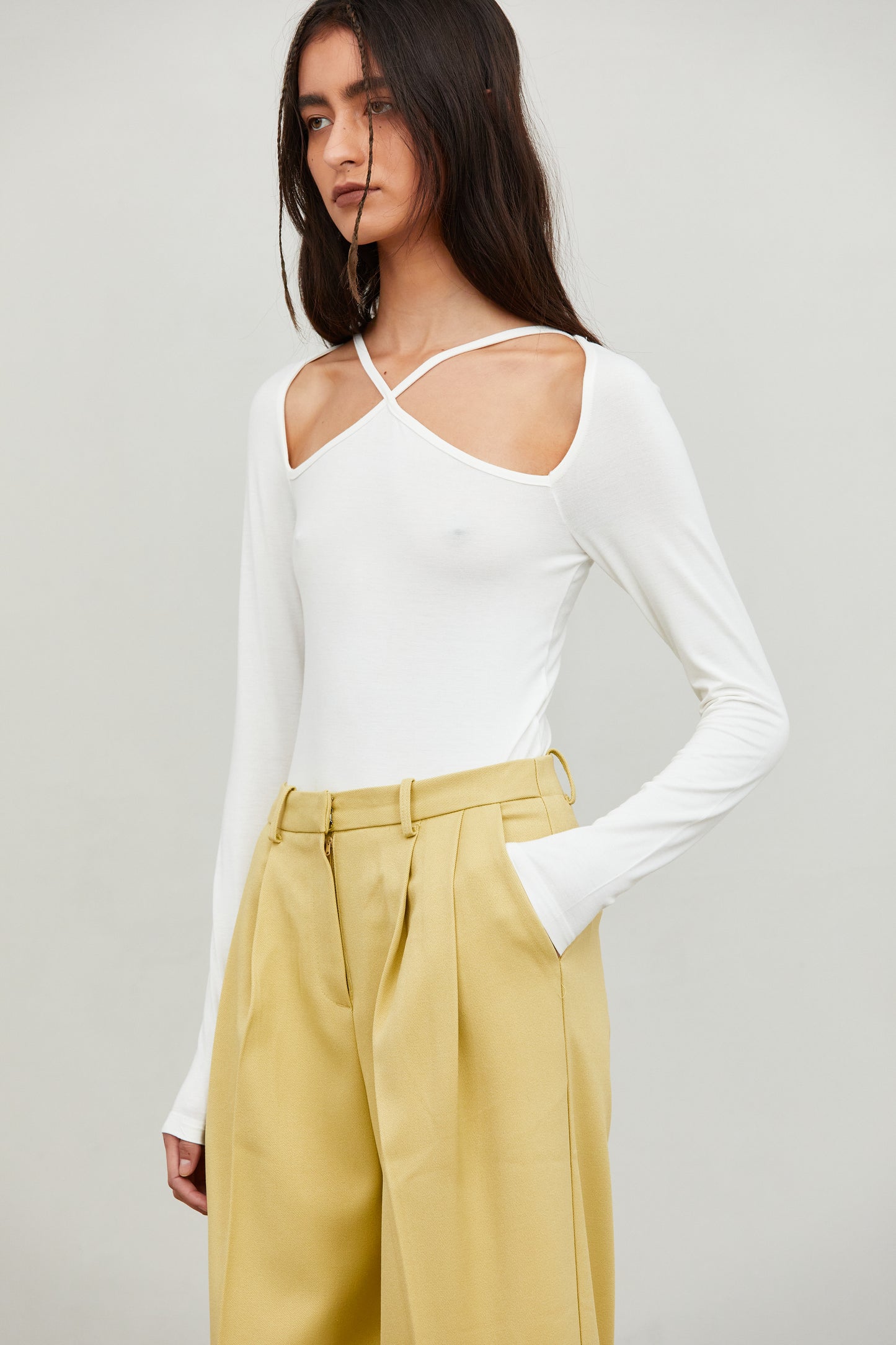 Tailored Pressed Crease Trouser, Tuscan Sun