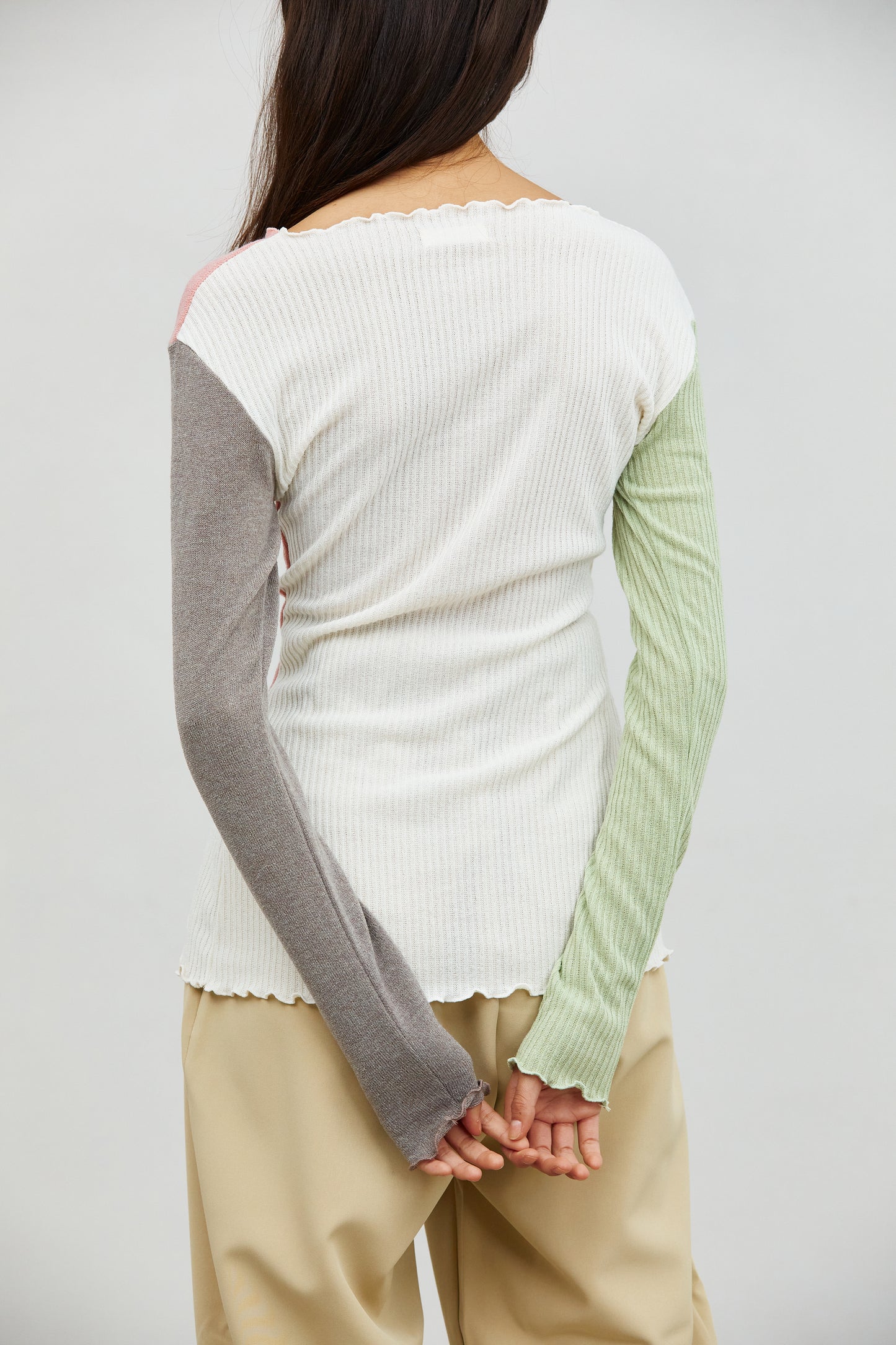 Mixed Colorblock Top, Multi