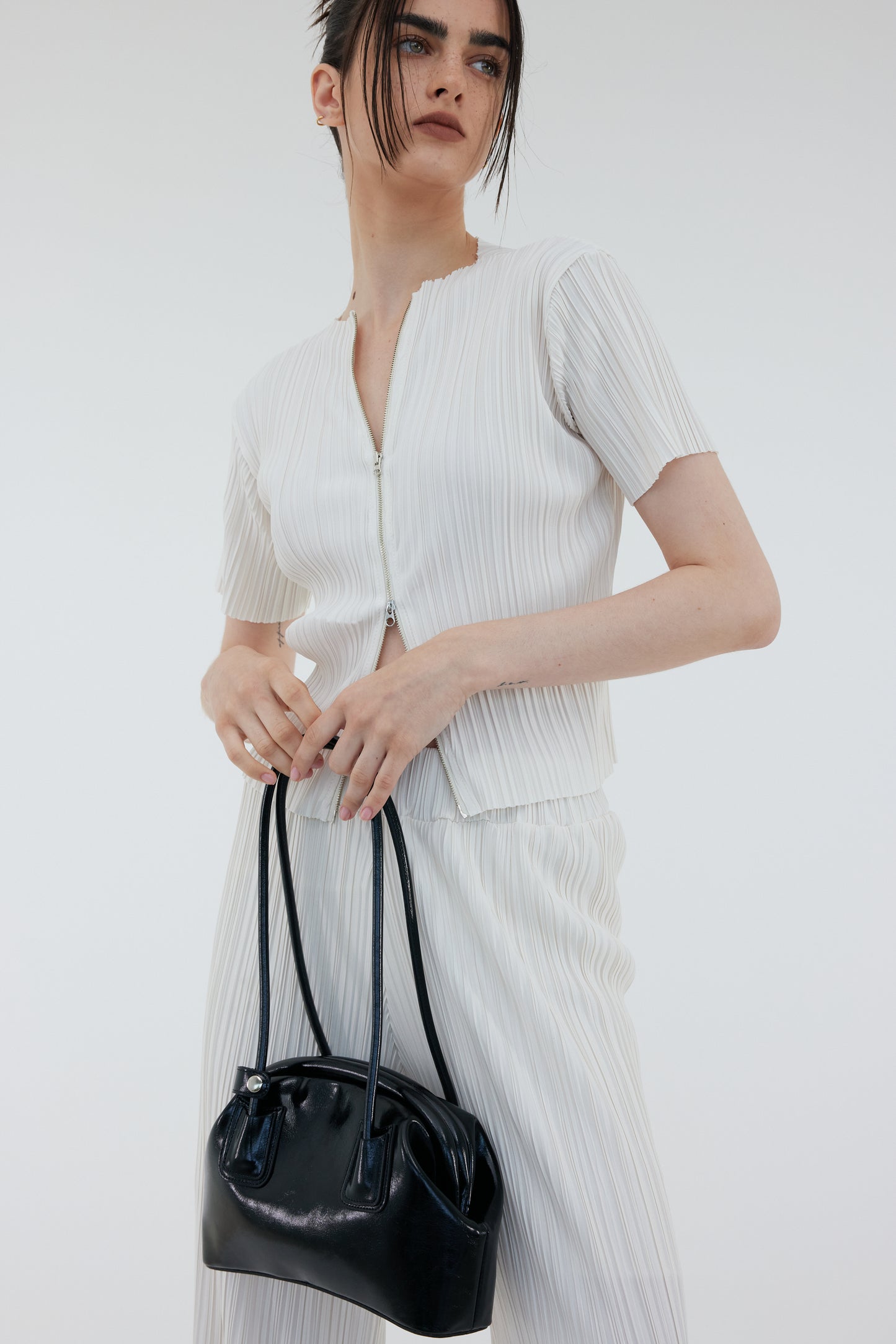 Curved Bowling Bag, Midnight Black