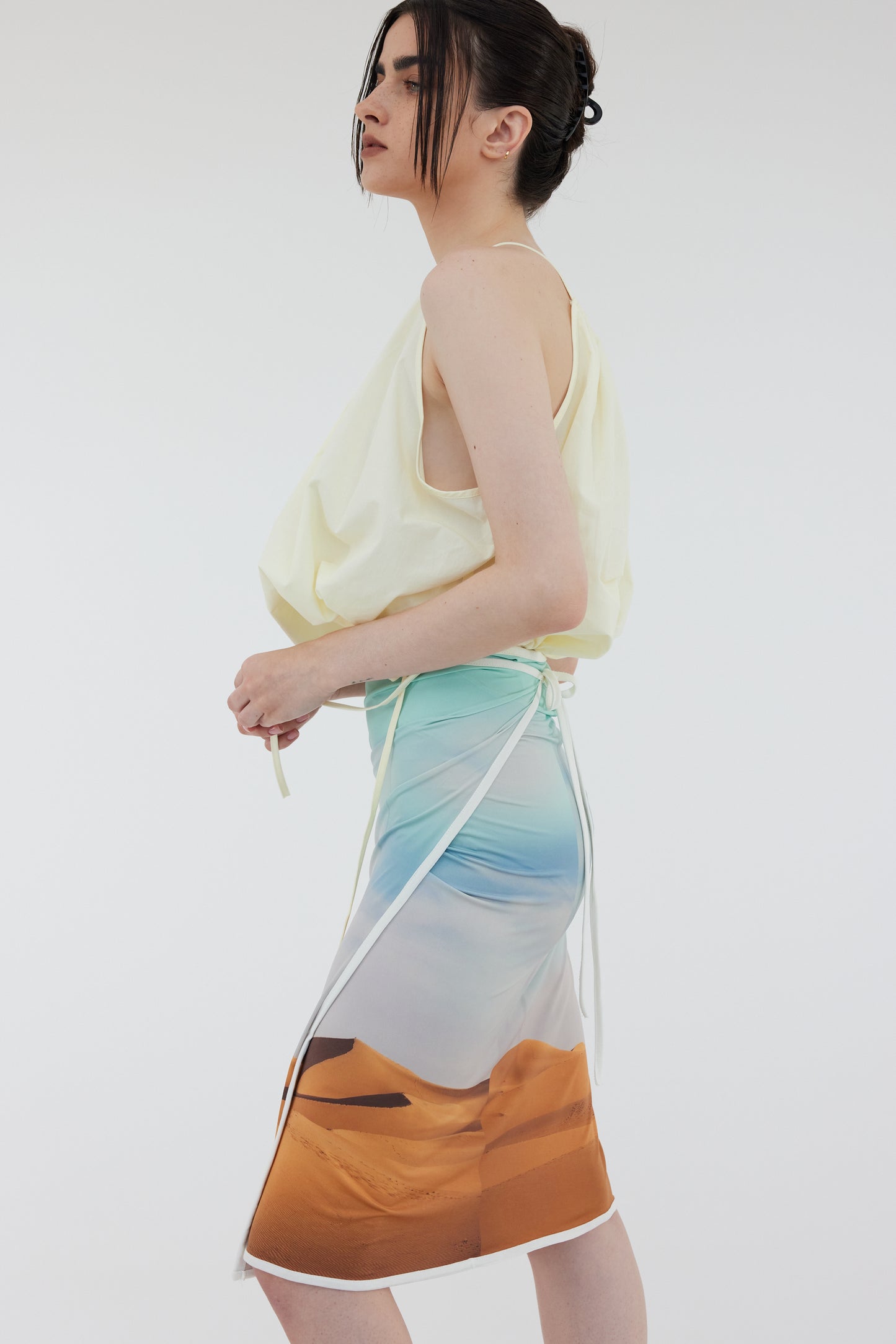 Stretch Jersey Wrap, Sahara
