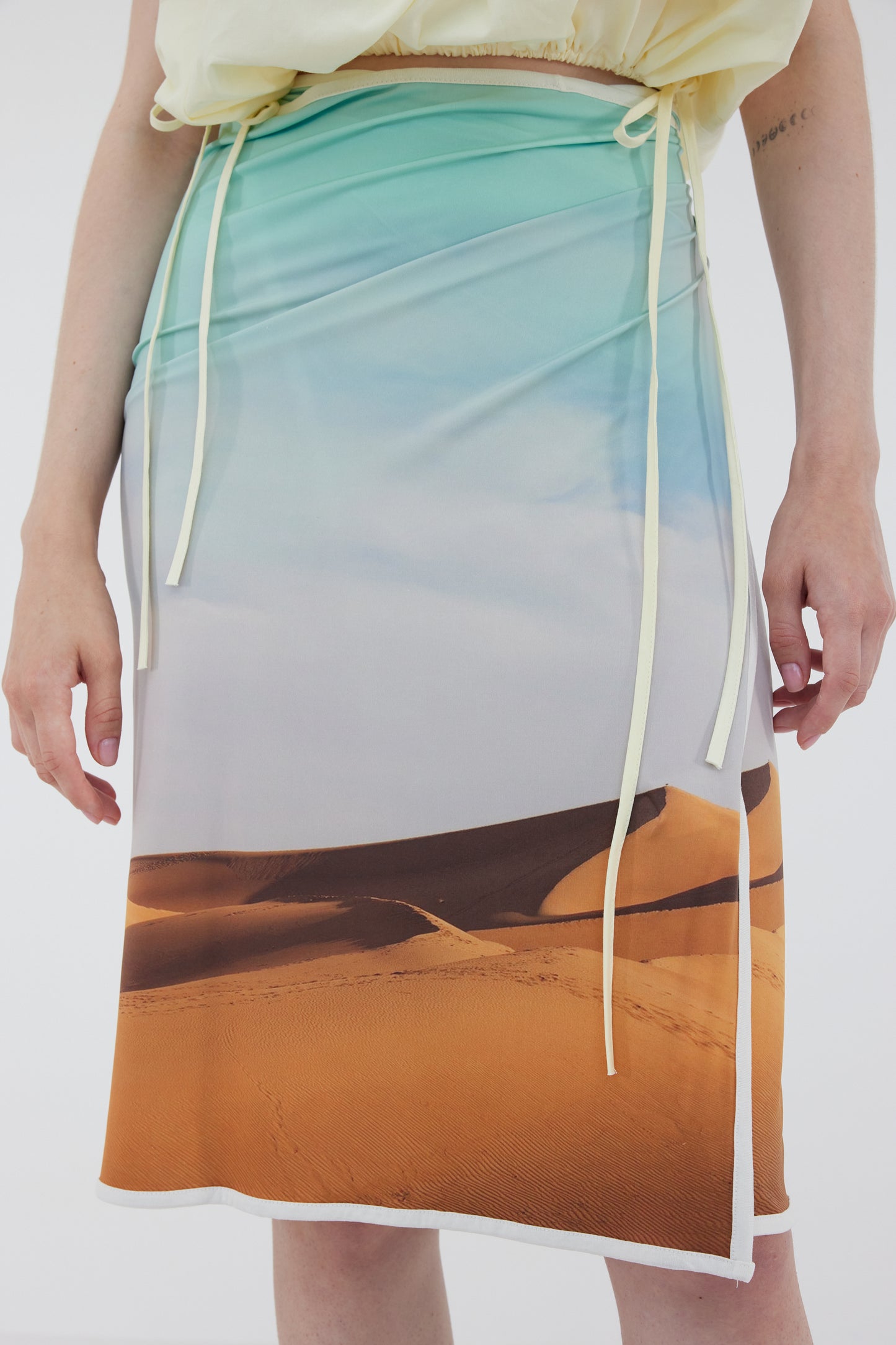 Stretch Jersey Wrap, Sahara