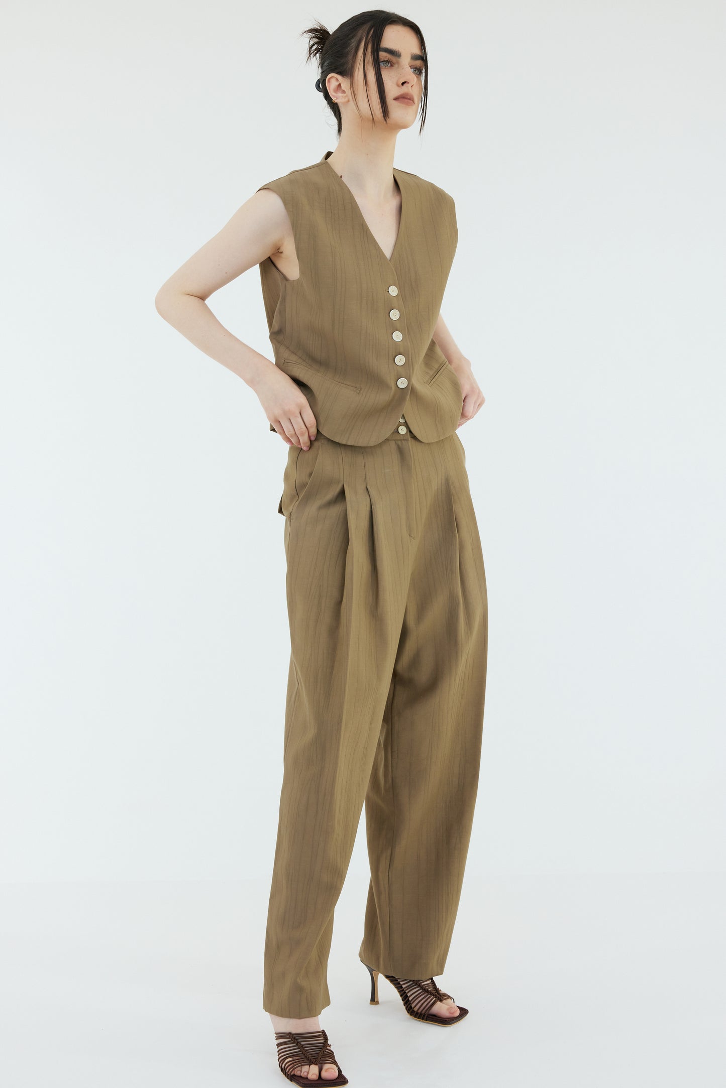 Soft Touch Suit Waistcoat, Peanut