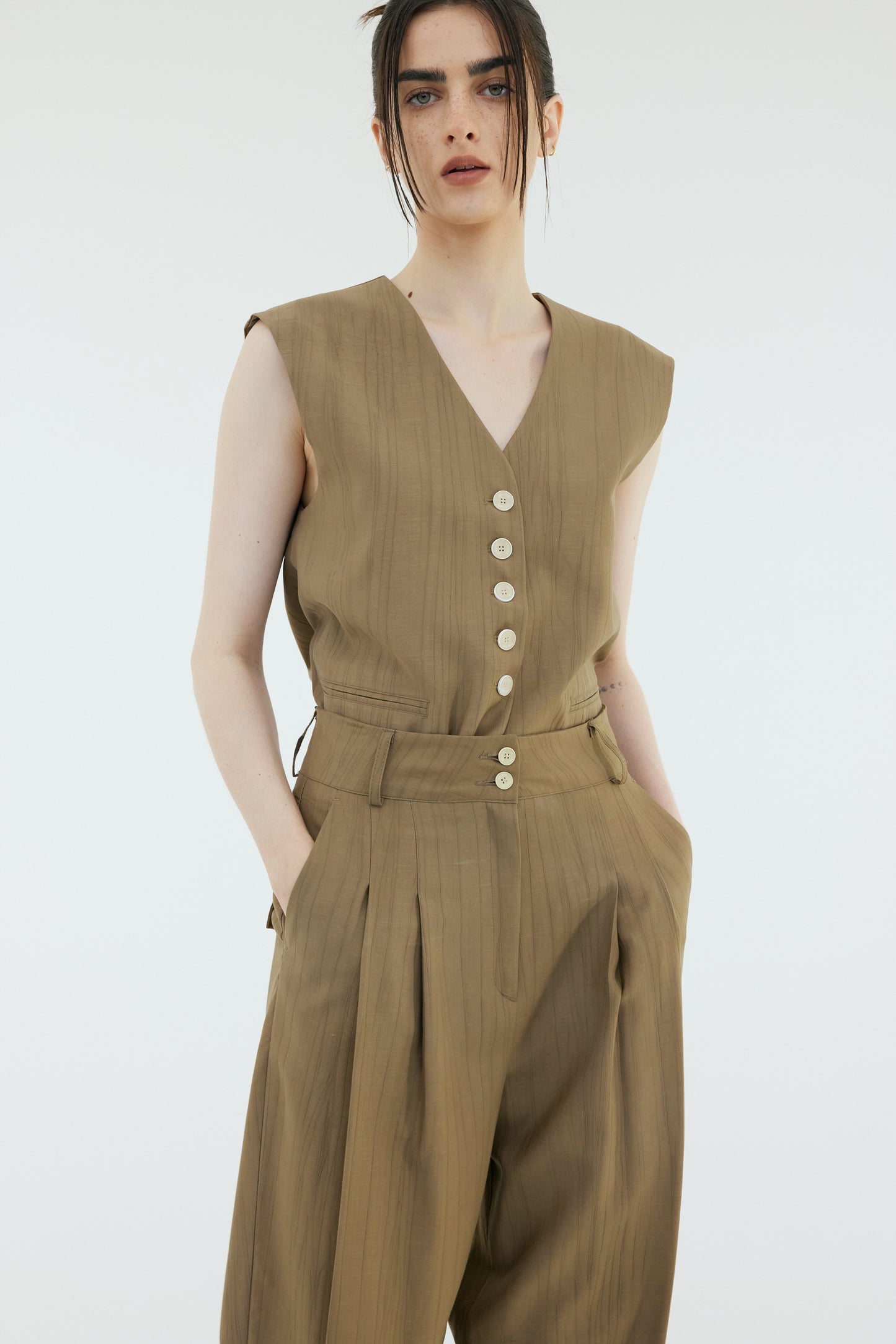 Soft Touch Suit Waistcoat, Peanut