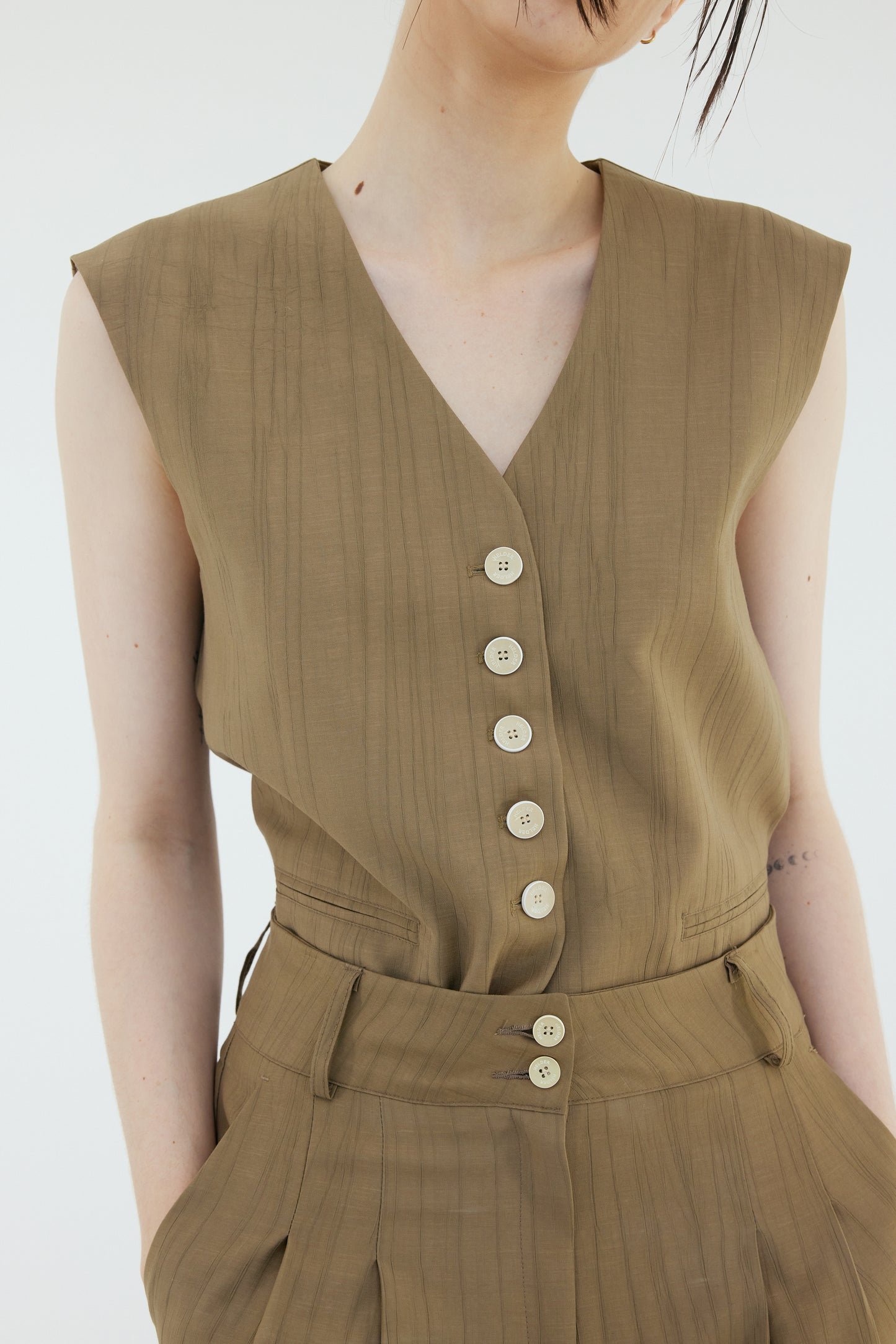 Soft Touch Suit Waistcoat, Peanut