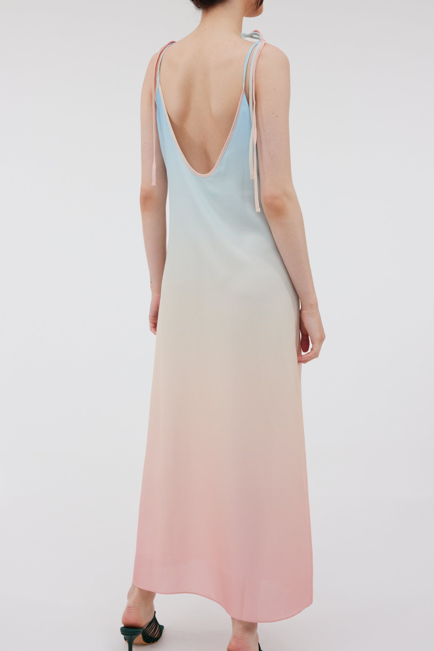 Gradient Cami Dress, Ocean & Lotus