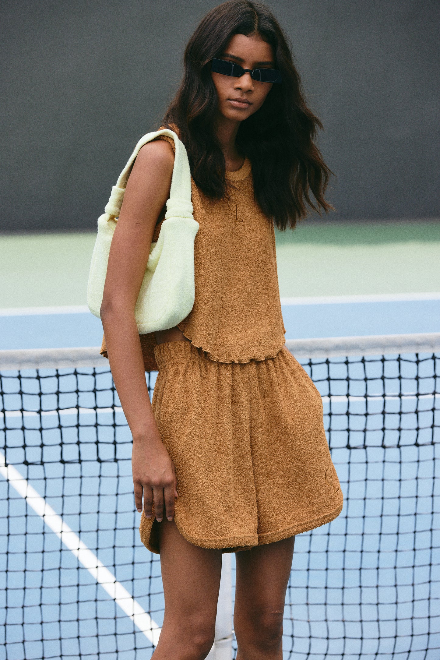 Terrycloth Sporty Tank, Copper