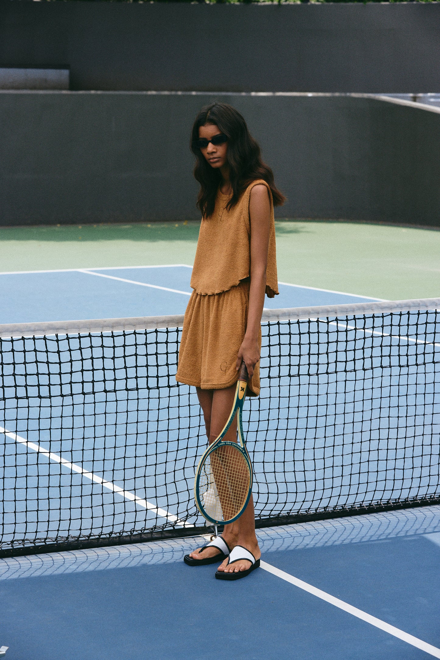 Terrycloth Sporty Tank, Copper