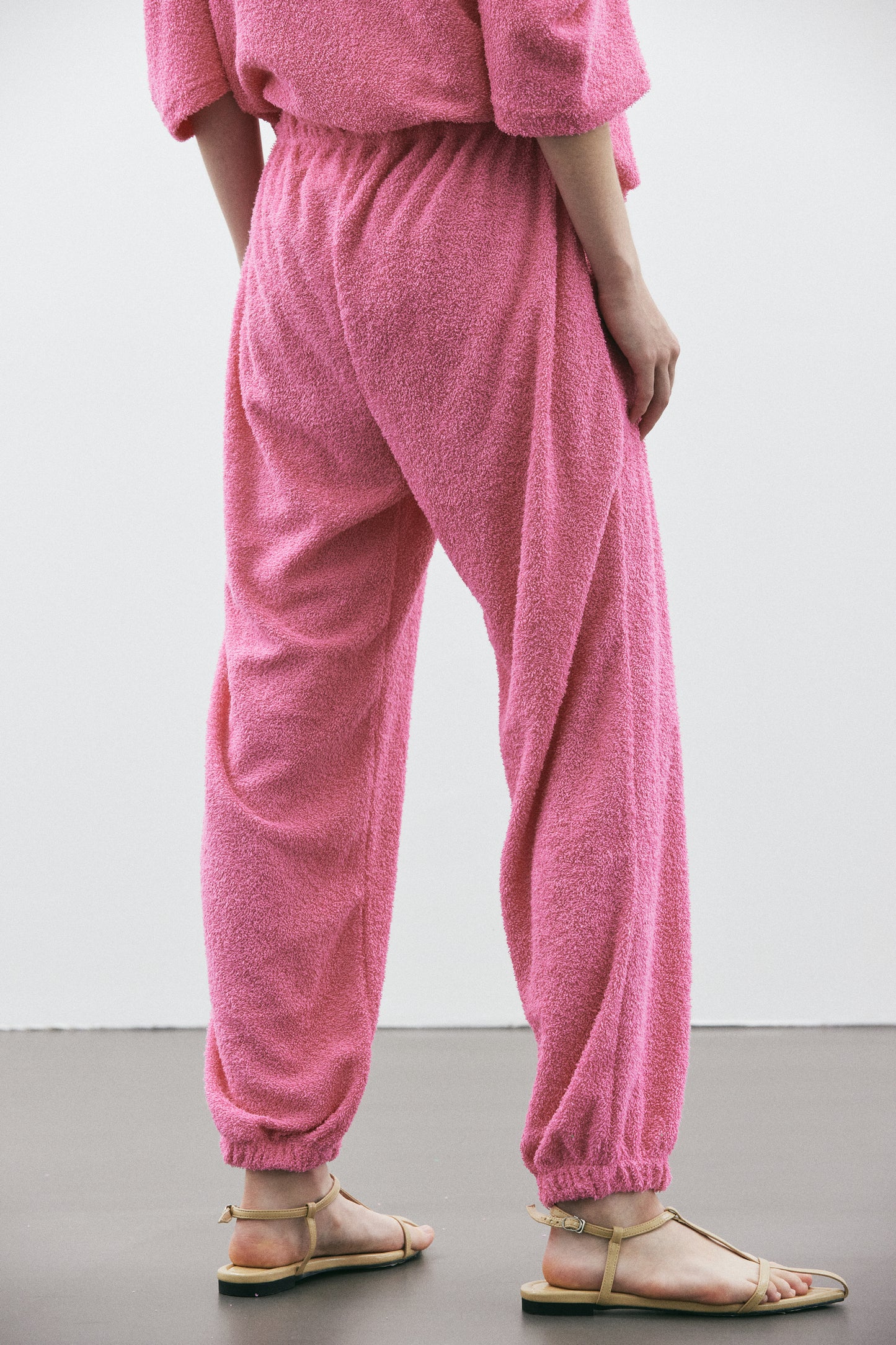 Terrycloth Sport Joggers, Pink