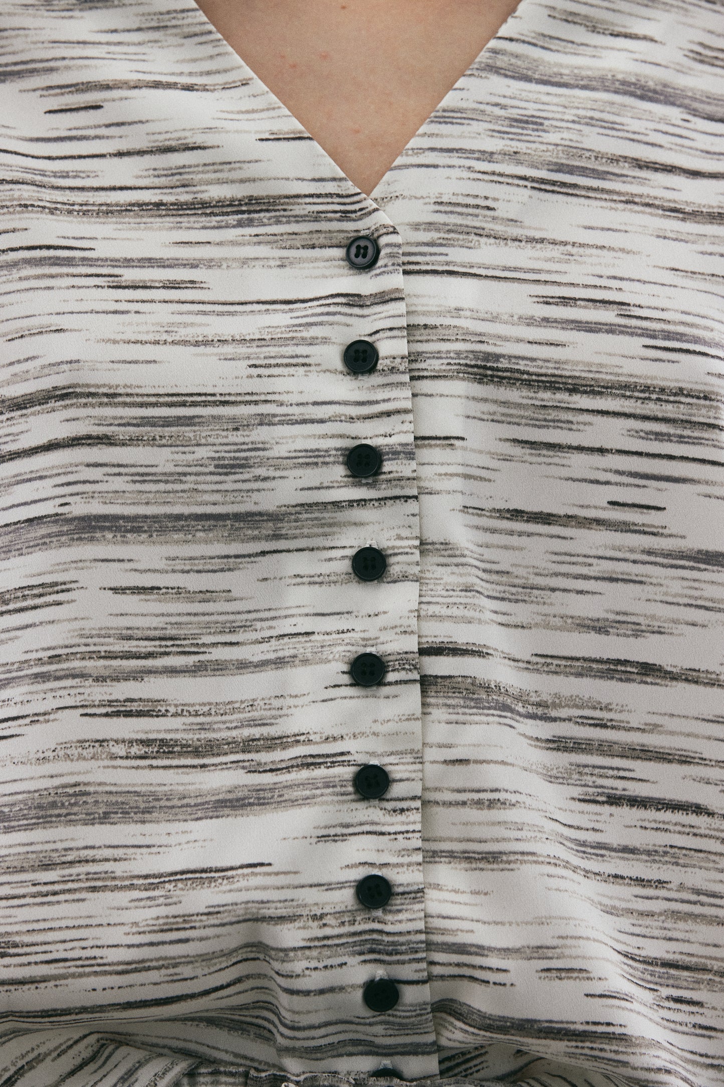 Resort Button Blouse, Oyster