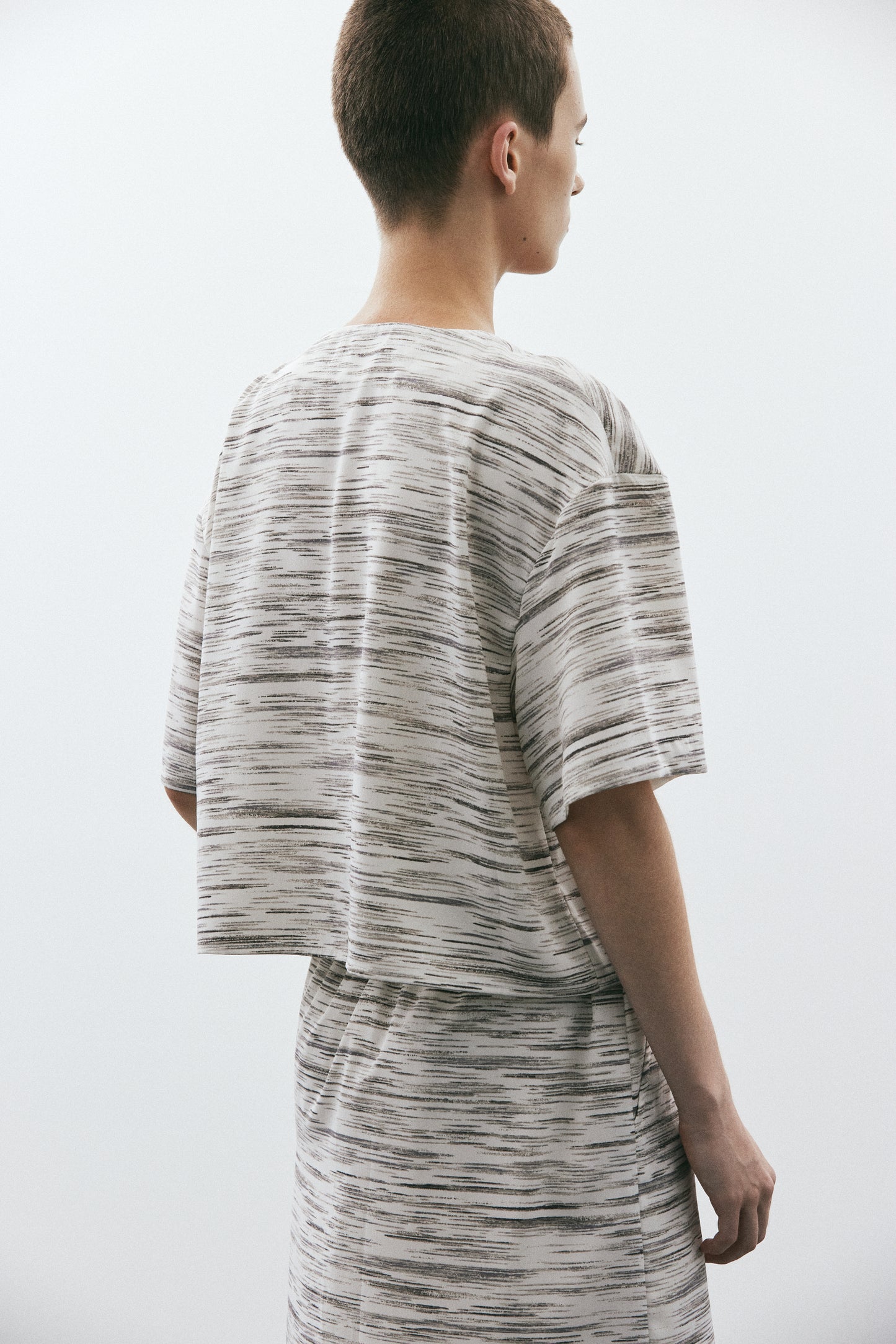 Resort Button Blouse, Oyster