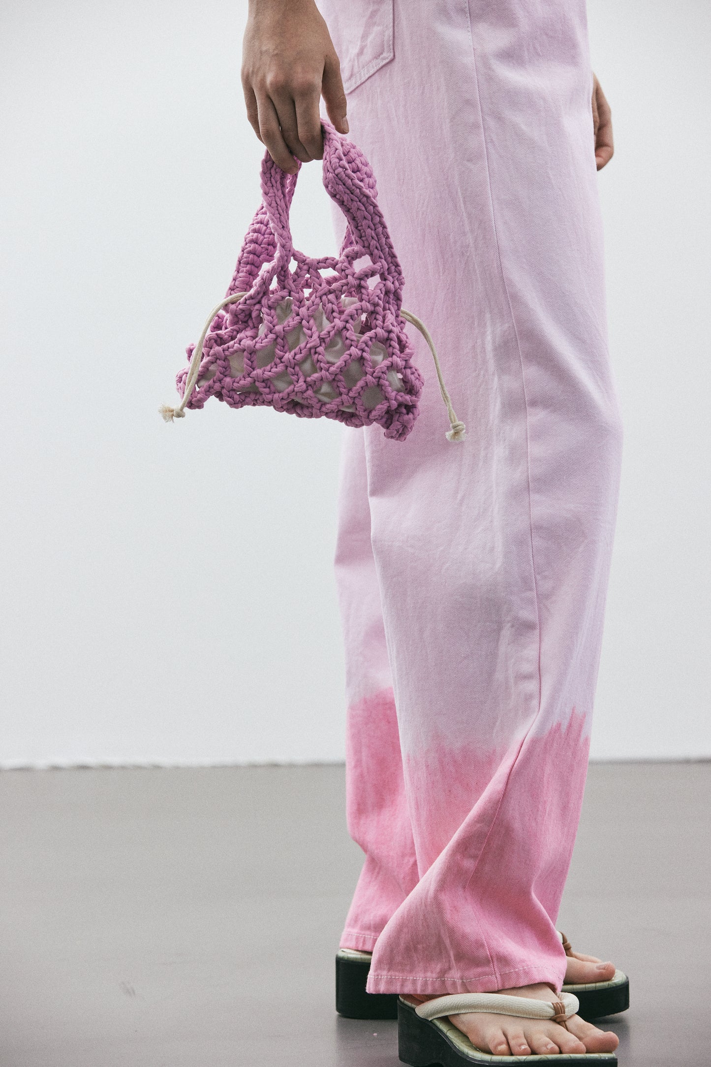 Crochet Micro Bag, Petal